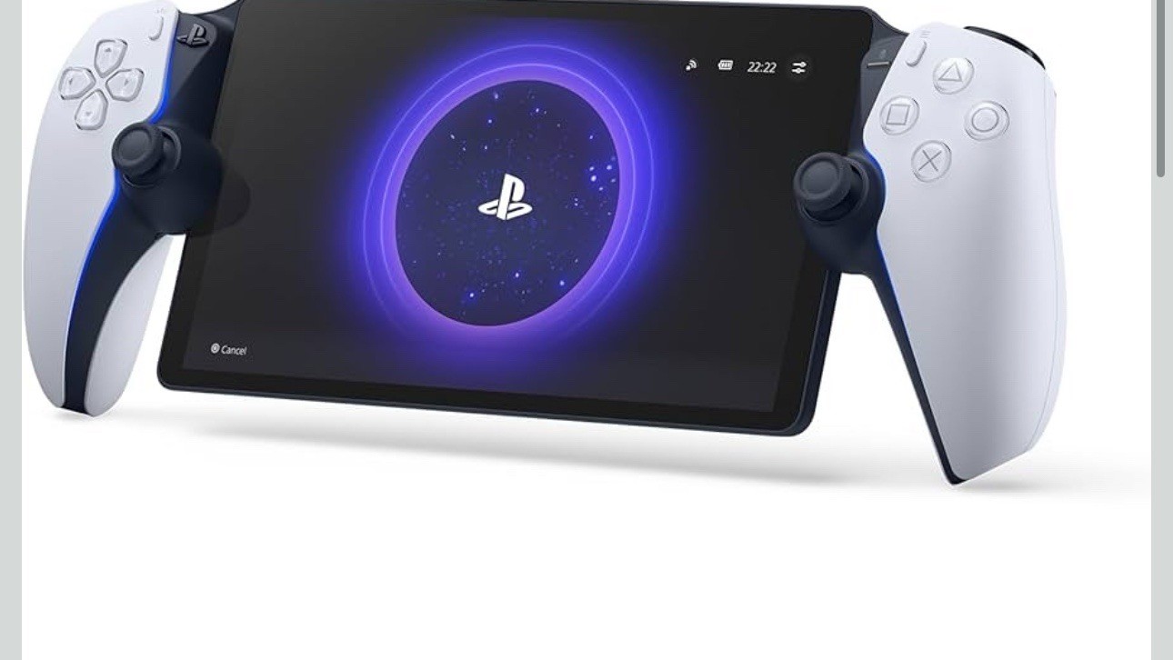 Sony PlayStation Portal Handheld for PS5, Touchscreen, Wi-Fi, White/Black