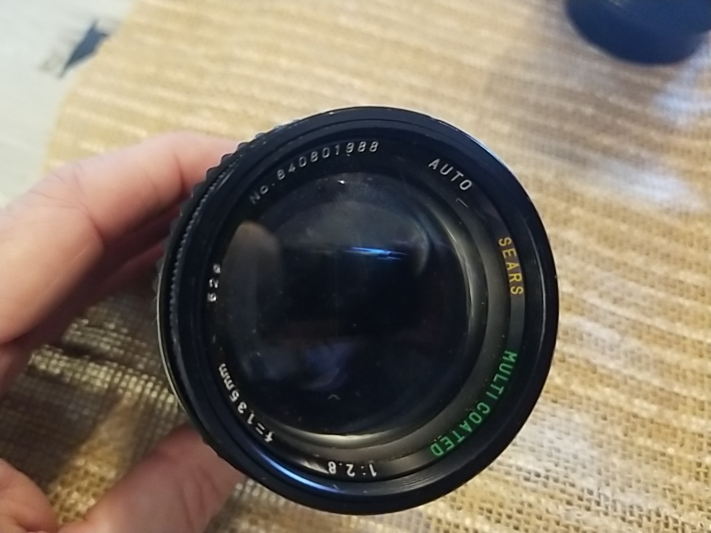 Sears Mod No 202 737380 Korea 1:2.8 f=135mm Lens 52 MC Auto B