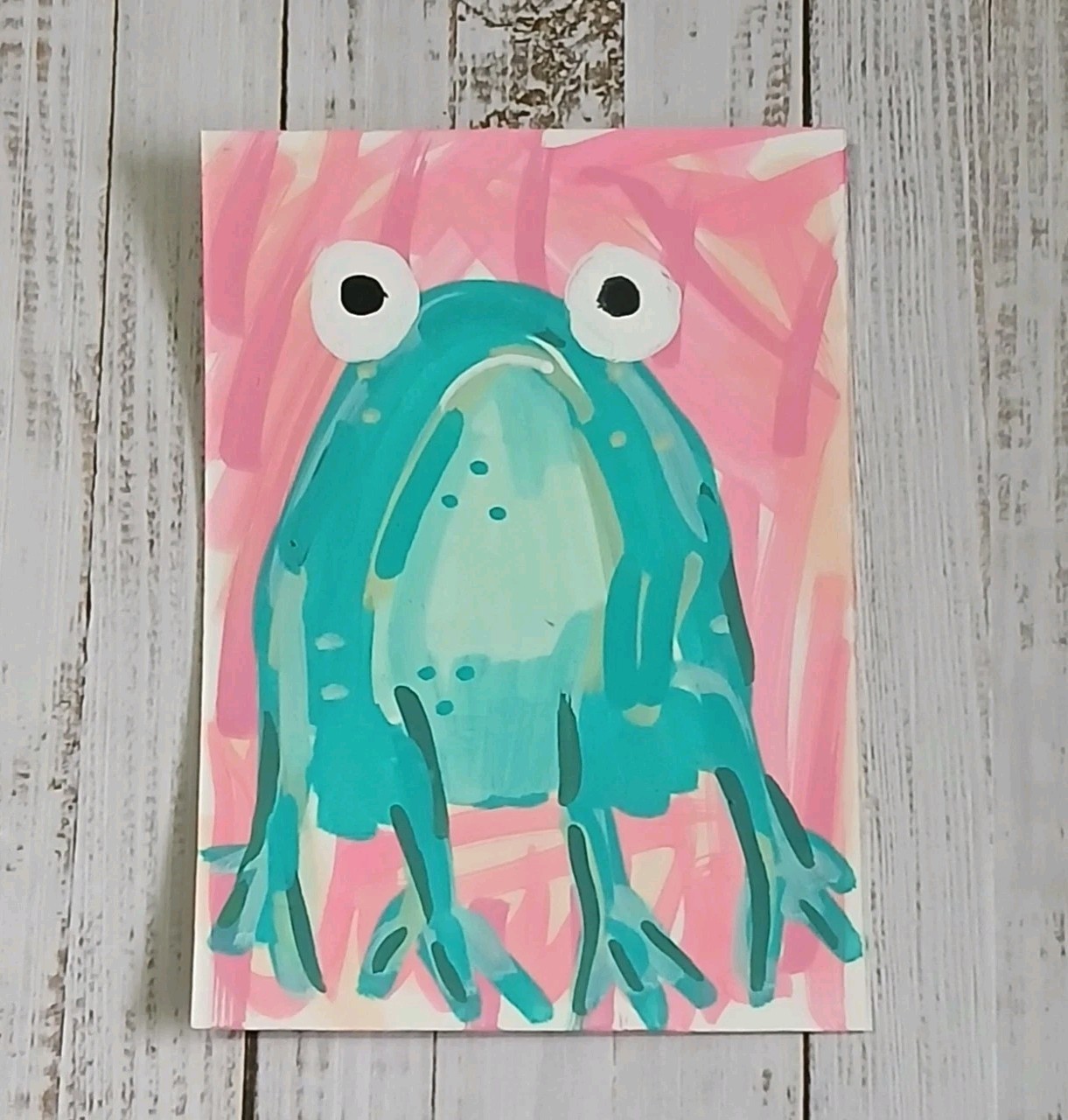 ACEO Original Frog Art