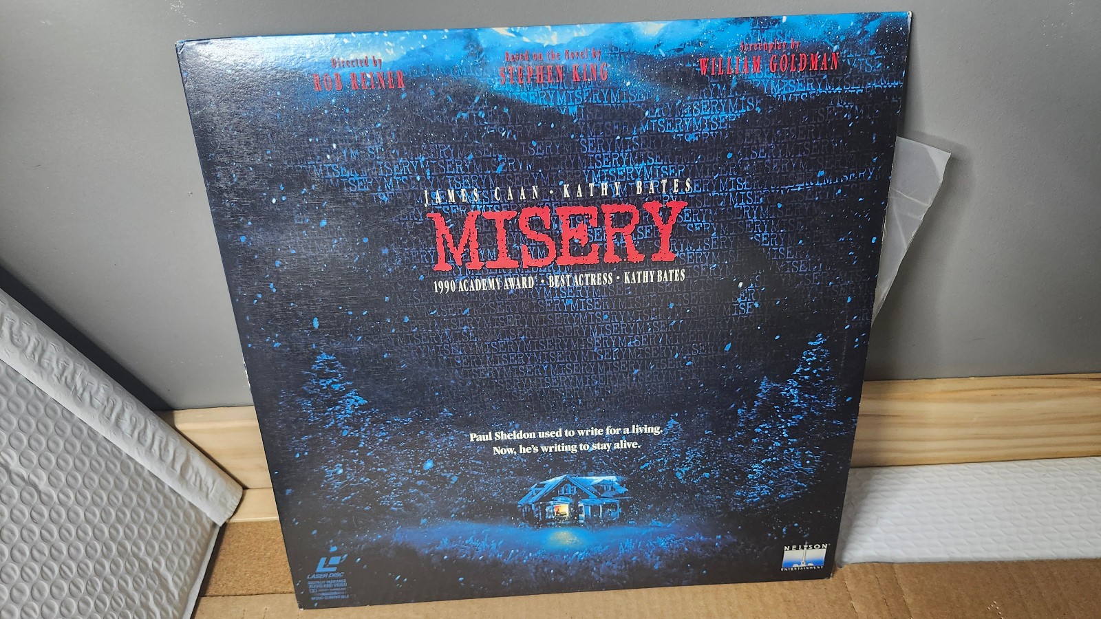 Misery, Stephen King 1990 Laser disc
