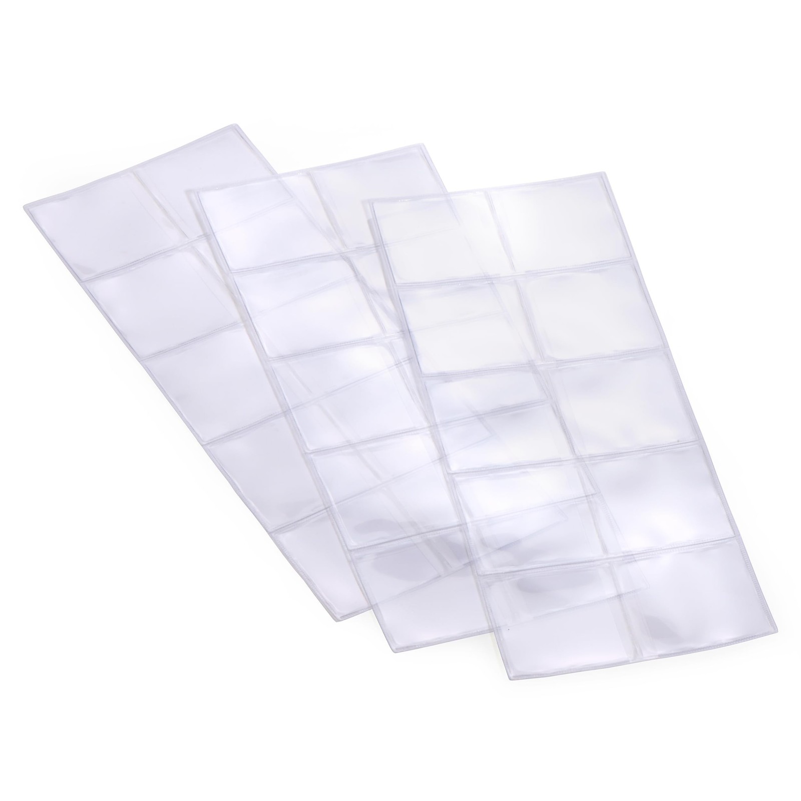 Lighthouse - Clear Coin Flips 2" x 2" Double Pockets for Coins up 42 mm in Di...