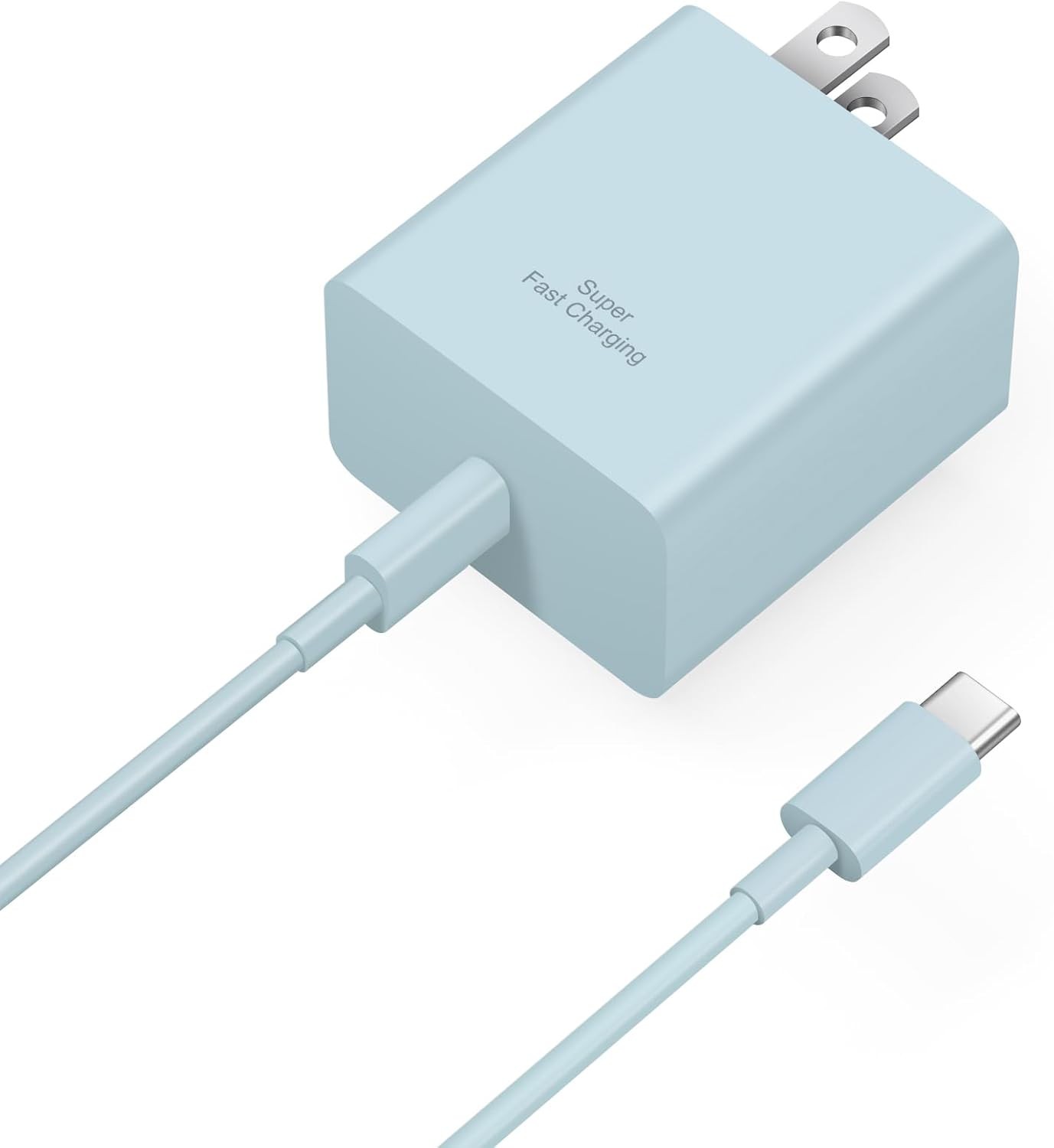 45W USB-C Super Fast Charger Adapter for Galaxy S25/S24/S23/S22/S21 6Ft