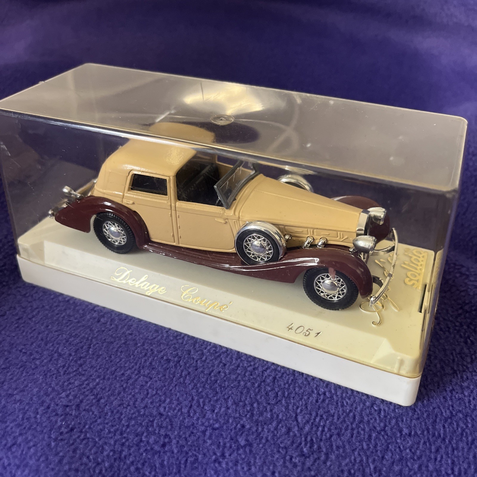 SOLIDO Age d'or 1/43 - DELAGE COUPE 4051 - 