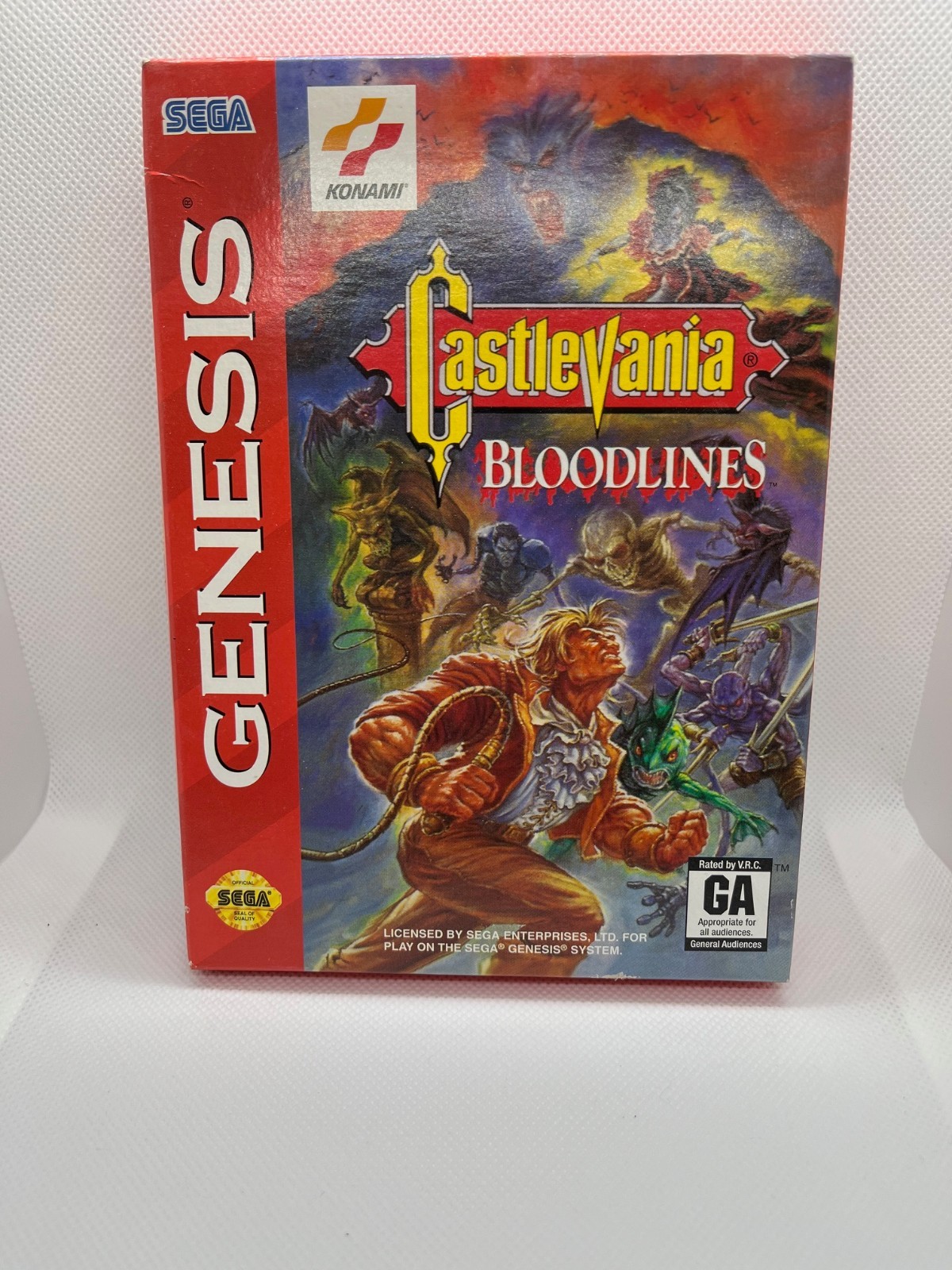 Castlevania Bloodlines (SEGA Genesis) Authentic BOX ONLY