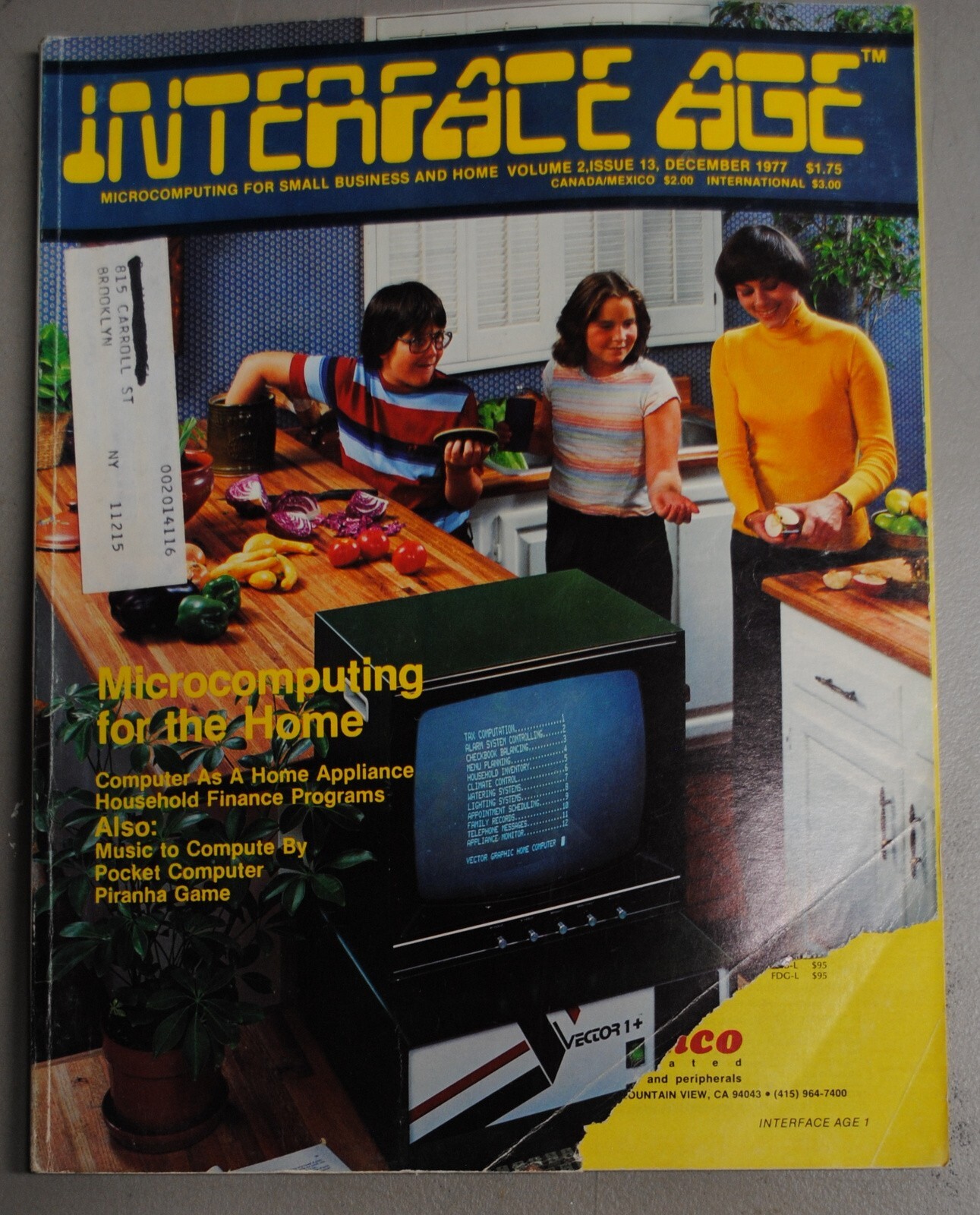 Historic Interface Age December  1977  Vol 2 Issue 13 Ships Worldwide