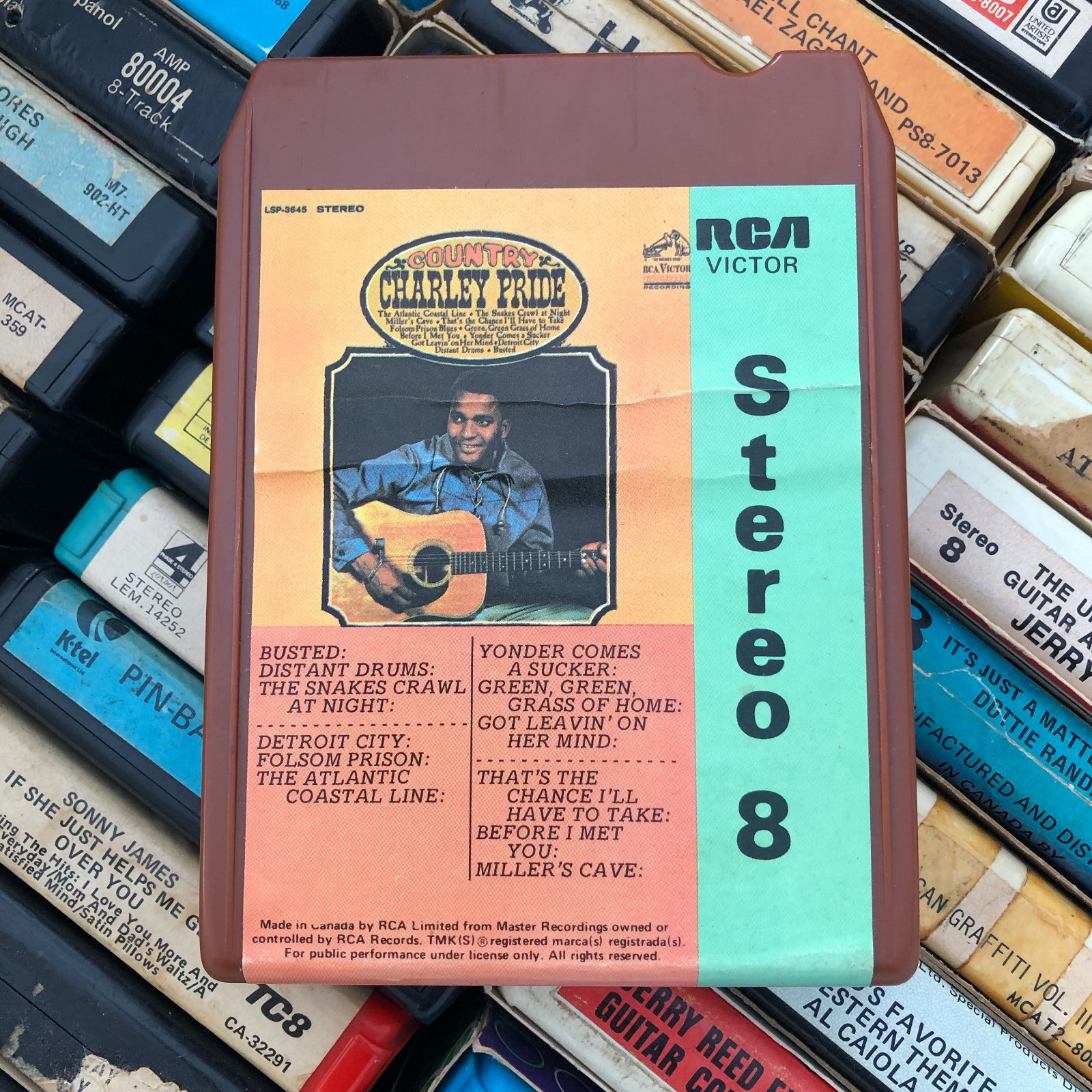 Charley Pride, 8 Track Tape CANADA