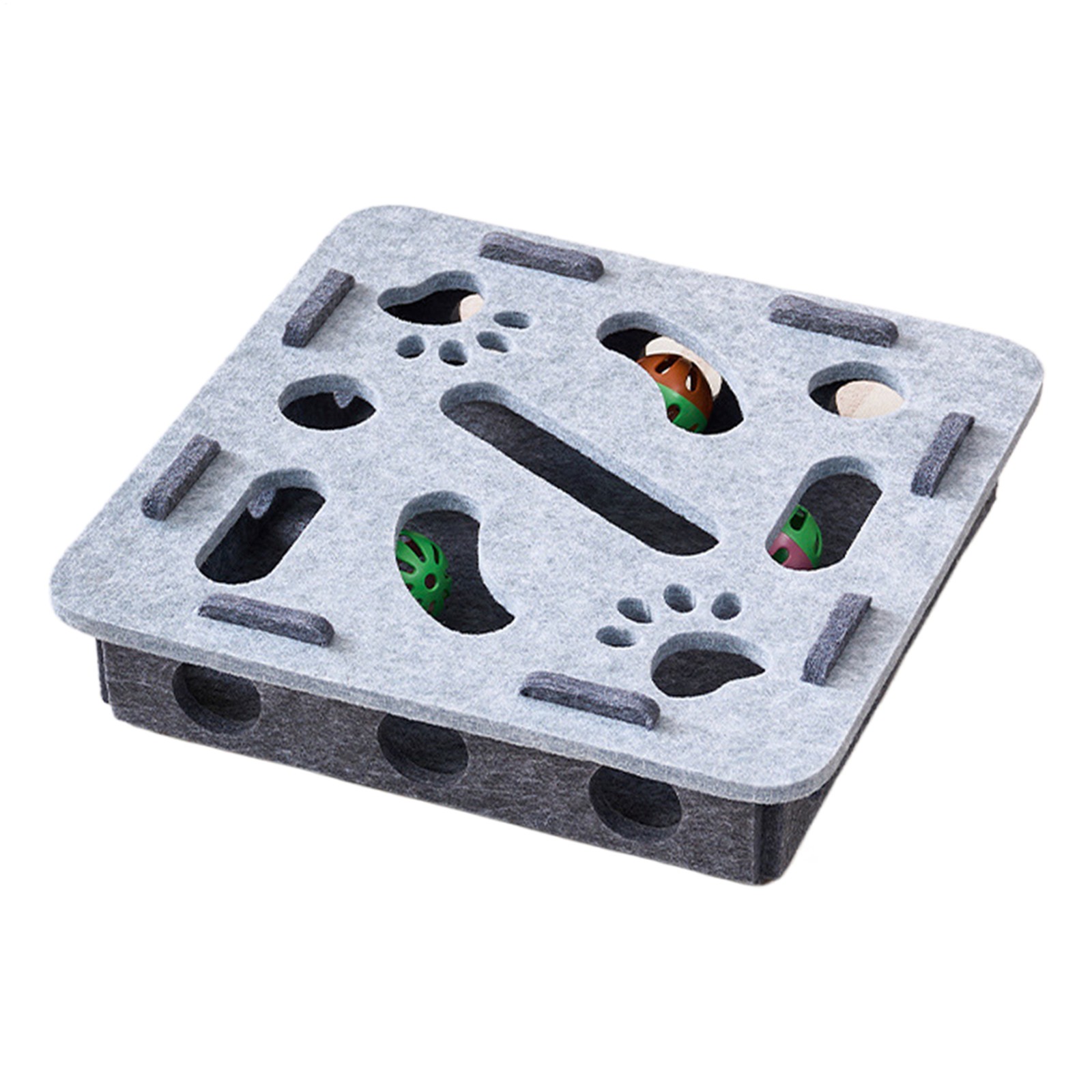 Cat Puzzle Toy Interactive Cat Toys Maze Puzzle Box Mind Game Sensory 