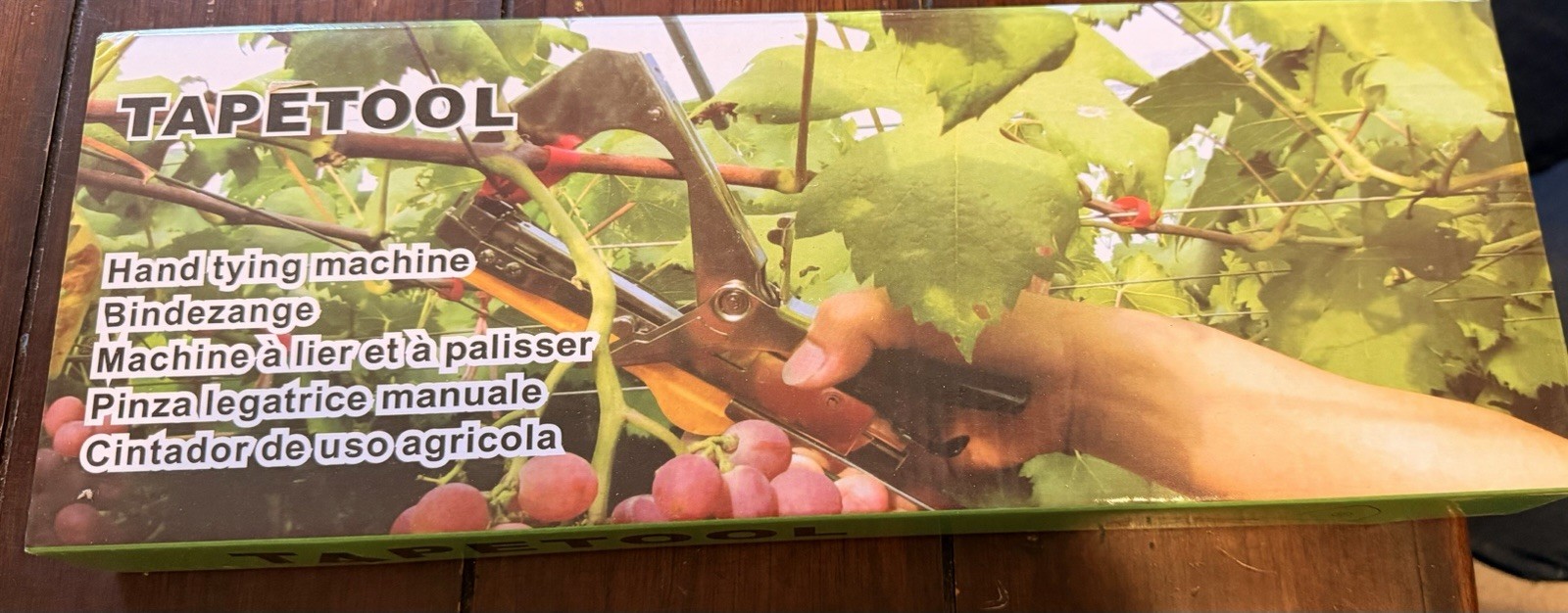 Tapetool Hand Tying Machine for Vine Tomato Vegetable Fruit, with Tape Rolls