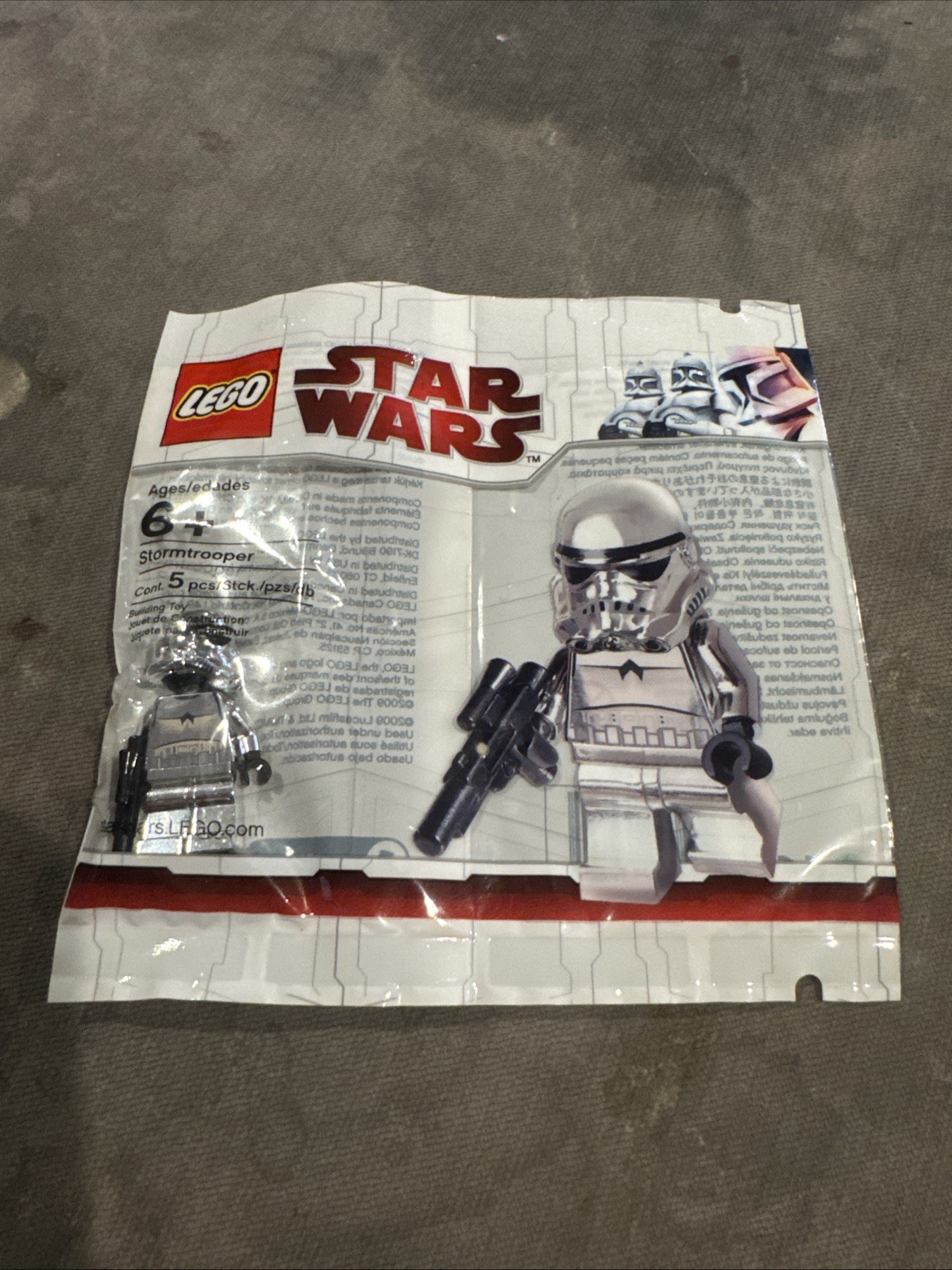 LEGO Star Wars Exclusive Promo Chrome Stormtrooper #4591726 /#2853590 SEALED/NEW