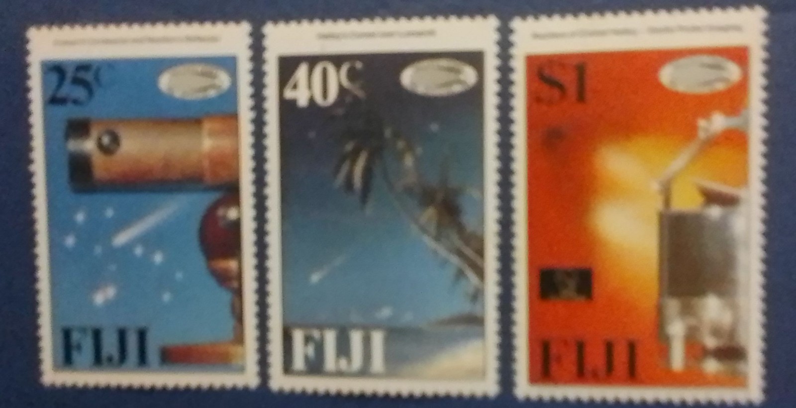 Fiji 1986. Halley's Comet. Mint Unhinged.