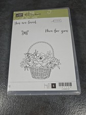 Stampin Up Blossoming Basket Stamp Set (5) Stamps