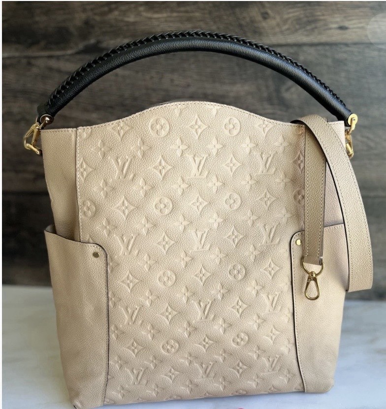 Louis Vuitton Bagatelle Hobo Bag Monogram Empreinte Leather
