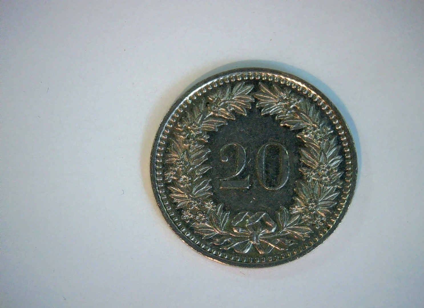 Switzerland 1982 20 Rappen Swiss Confederation (Helvetia head) 20 Rappen Coin