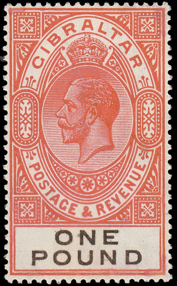 Gibraltar 89 1921-32 Effigy Of George V MNH