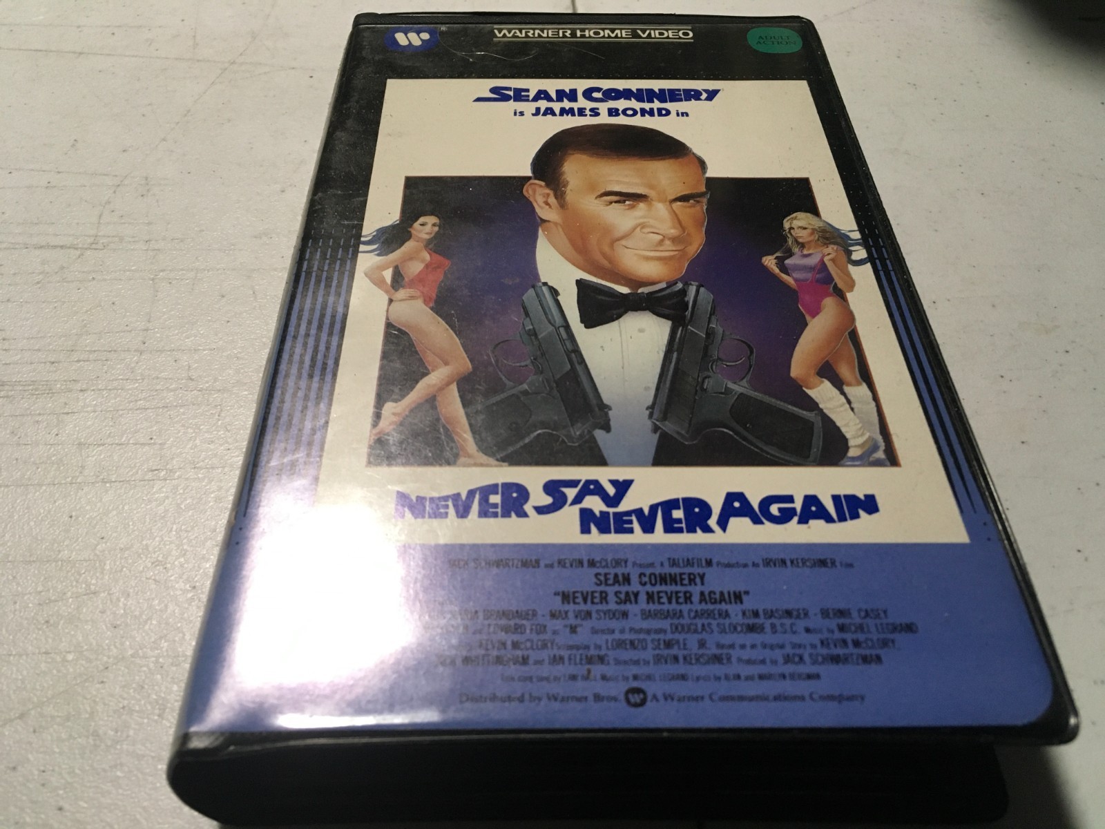 Never Say Never Again James Bond 007 Betamax