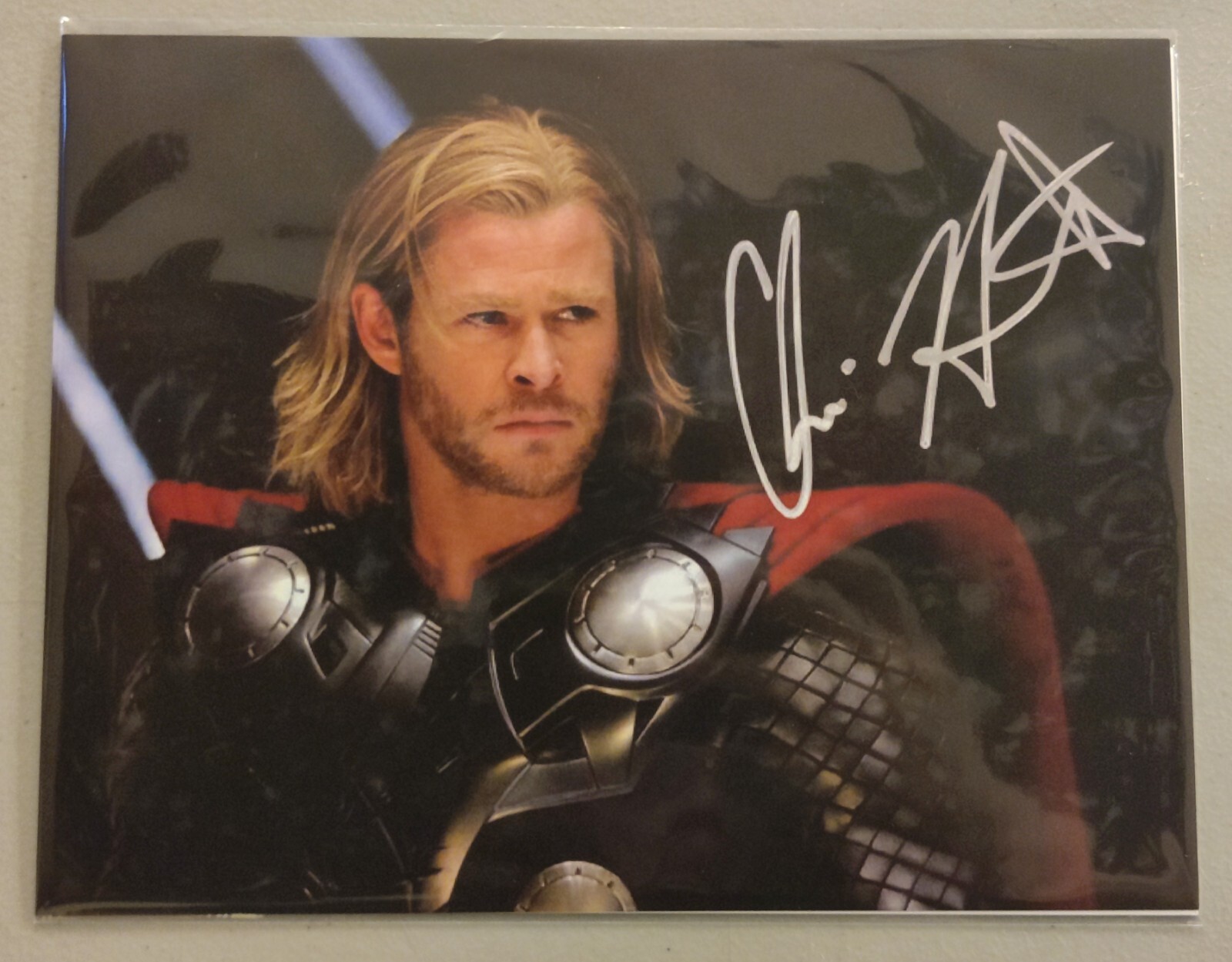 8.5"x11" Chris Hemsworth Autographed Photo Reprint THOR The Avengers Marvel