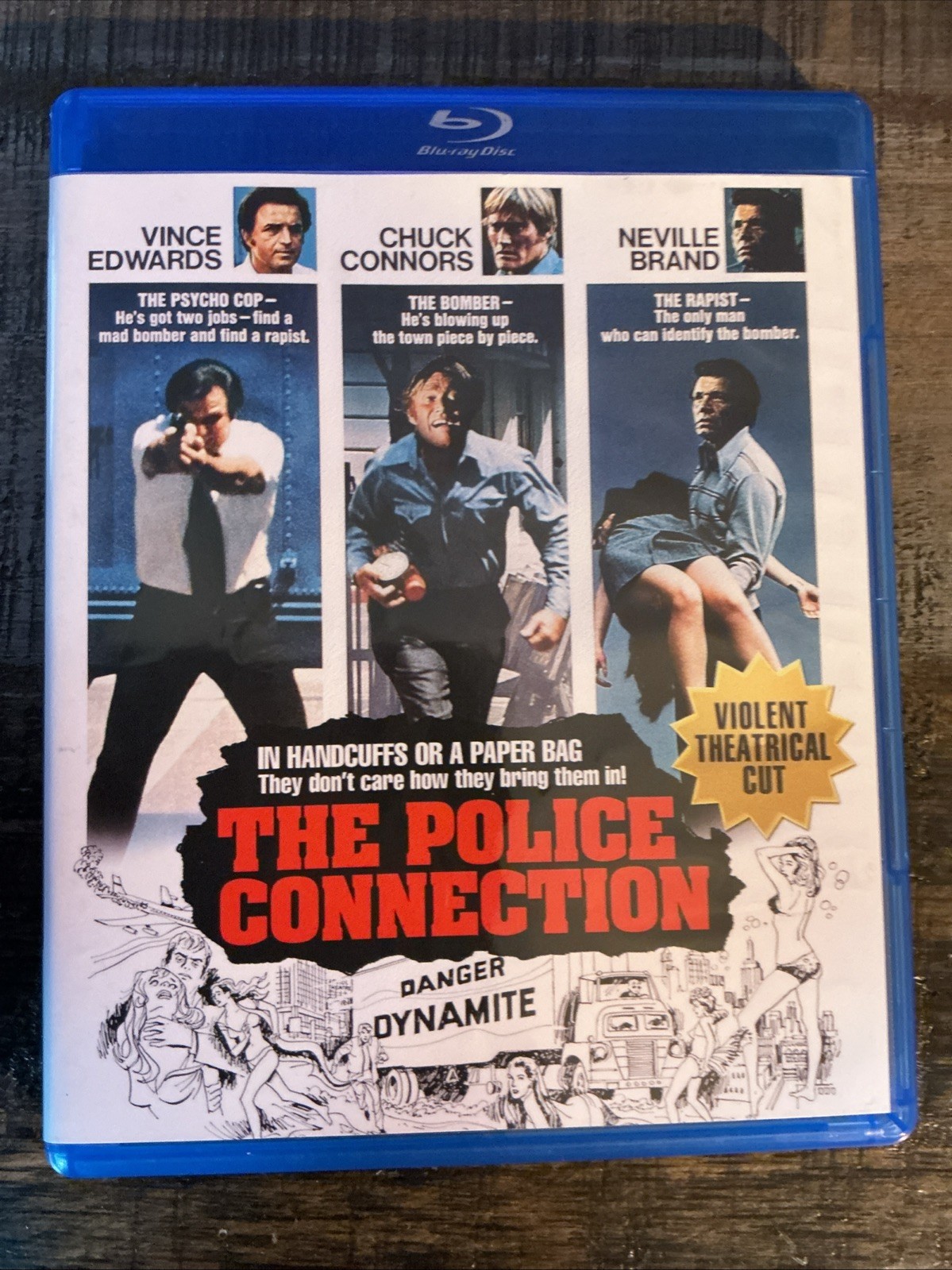 The Police Connection (The Mad Bomber) (1973) Blu-ray Code Red 70s Action