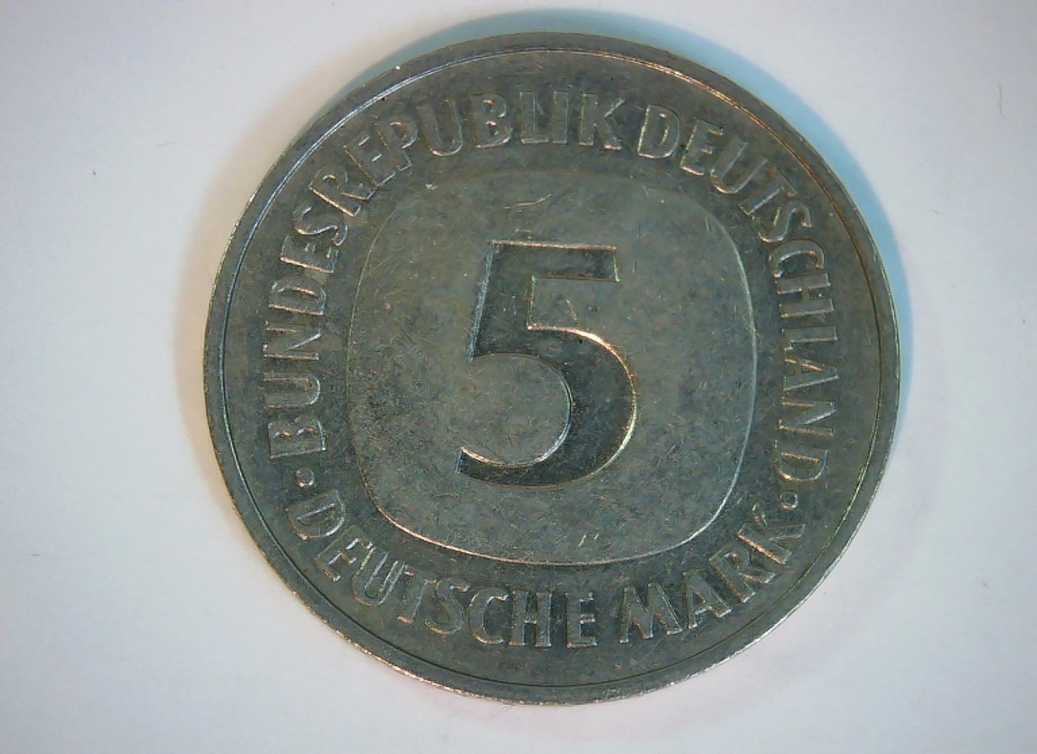 Germany (Federal Germany / West Germany) 1975 5 Deutsche Mark Federal Eagle (Bun