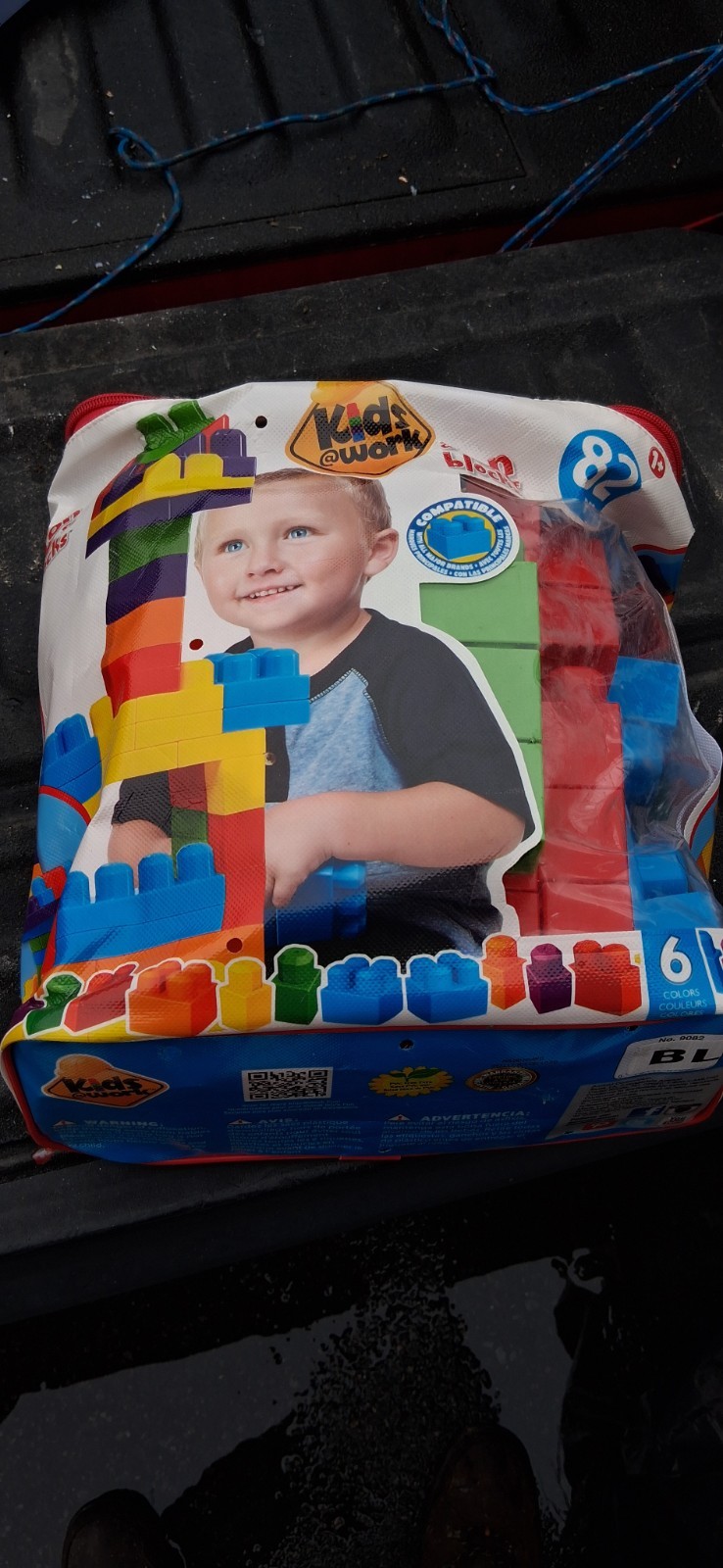 Kids@Work a ton of blocks 82 Piece Interlocking Blocks Construction Set