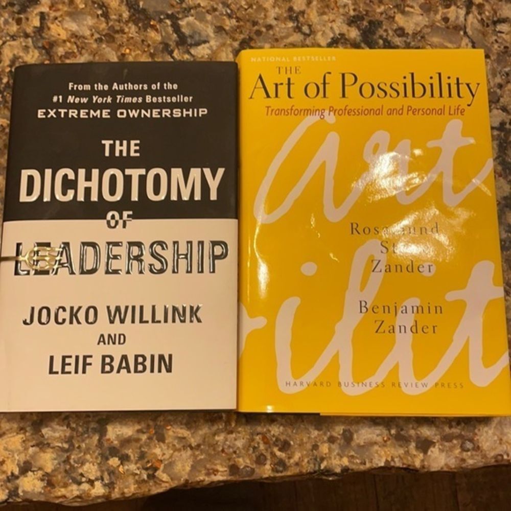The Dichotomy of Leadership & The Art of Possibility Leadership Book Bundle