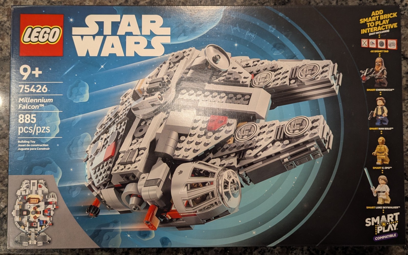 LEGO #75426 Star Wars SMART Play - Millennium Falcon New Factory Sealed 