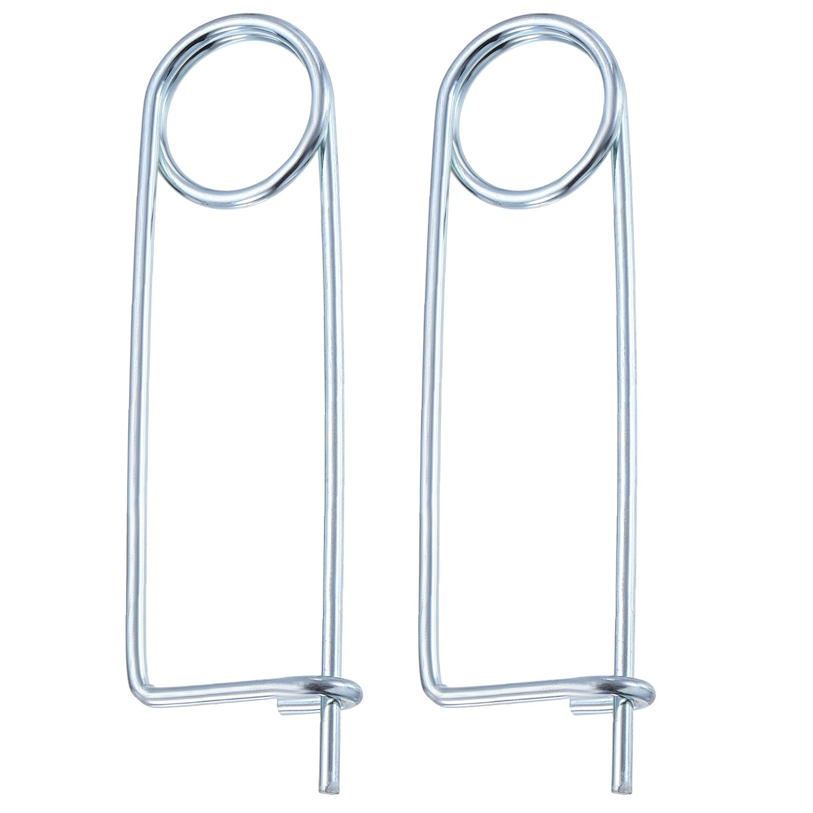 2 Pcs 4x98mm/0.16"x3.86" Brooch Shape Cotter Safety Pin Spring Pins Fastener