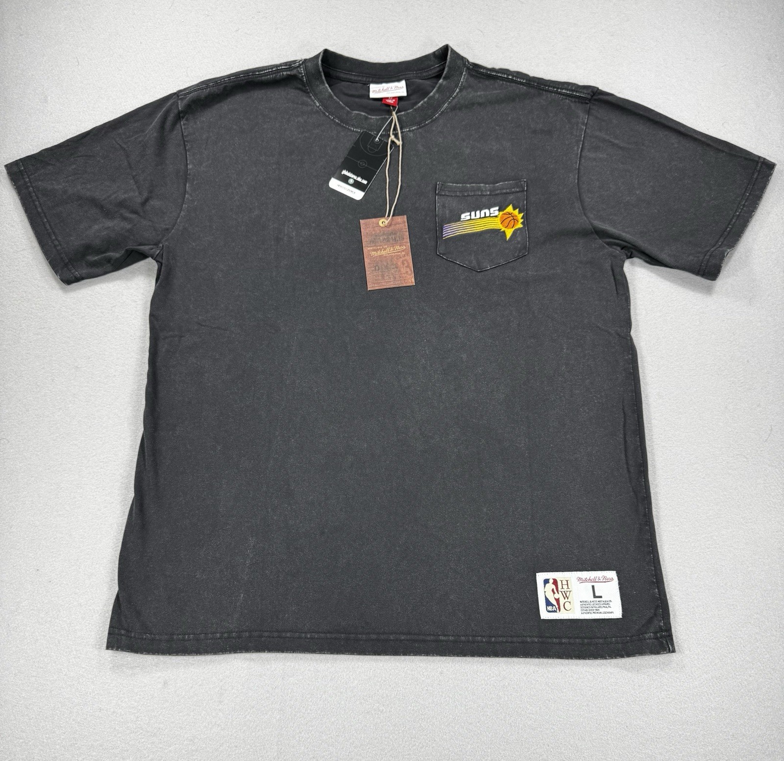 Mitchell & Ness Phoenix Suns Vintage Logo Pocket T-Shirt Hardwood Classics L
