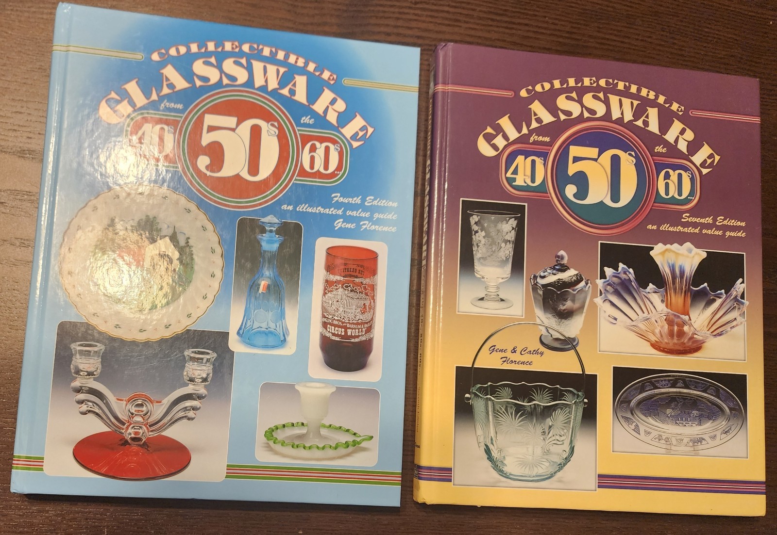 (2) Two ~ 1998 & 2004 ~ 40s 50s 60s Collectible Glassware Books