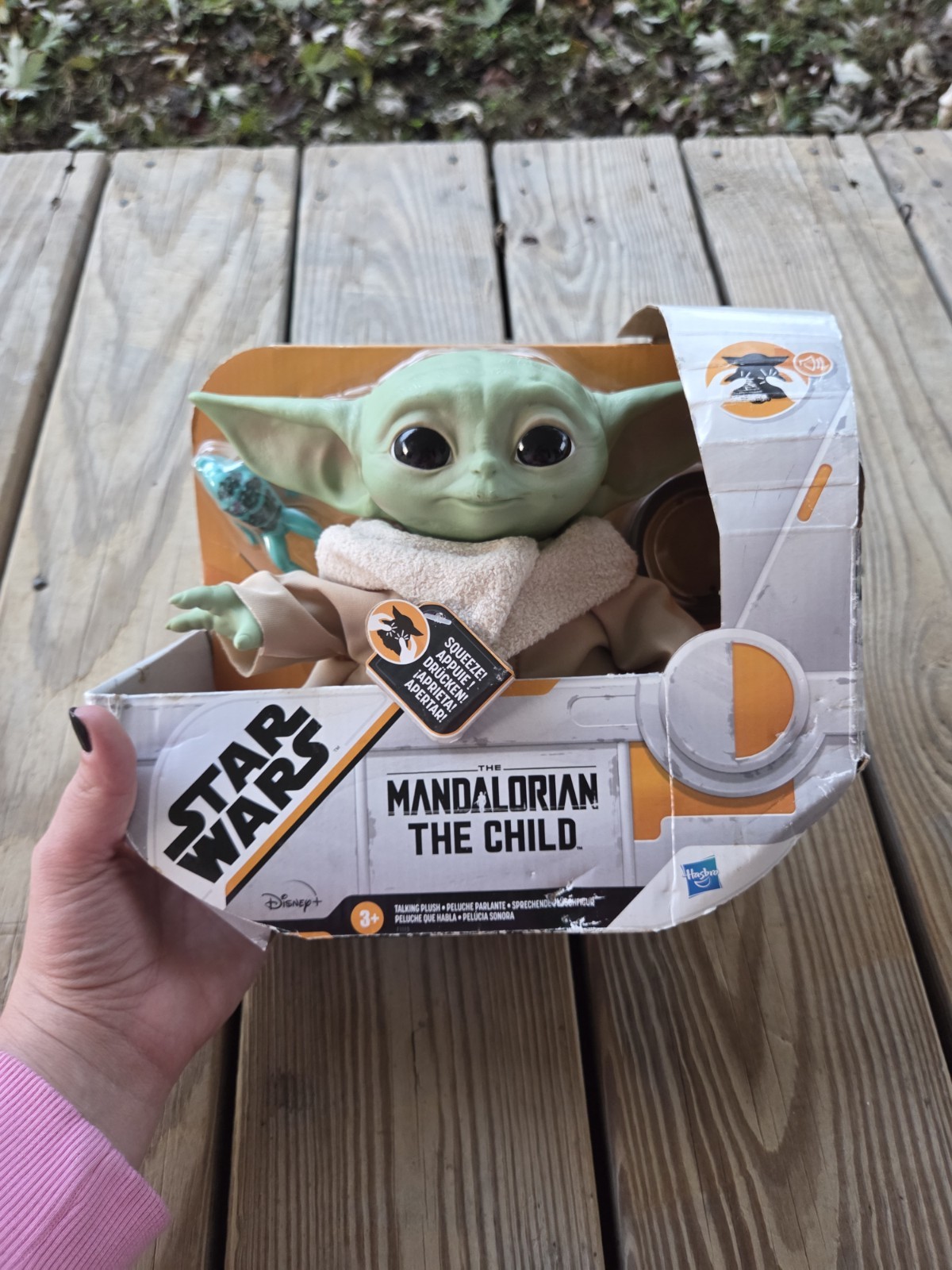 Star Wars The Mandalorian "The Child" Talking Plush Toy - New In Box