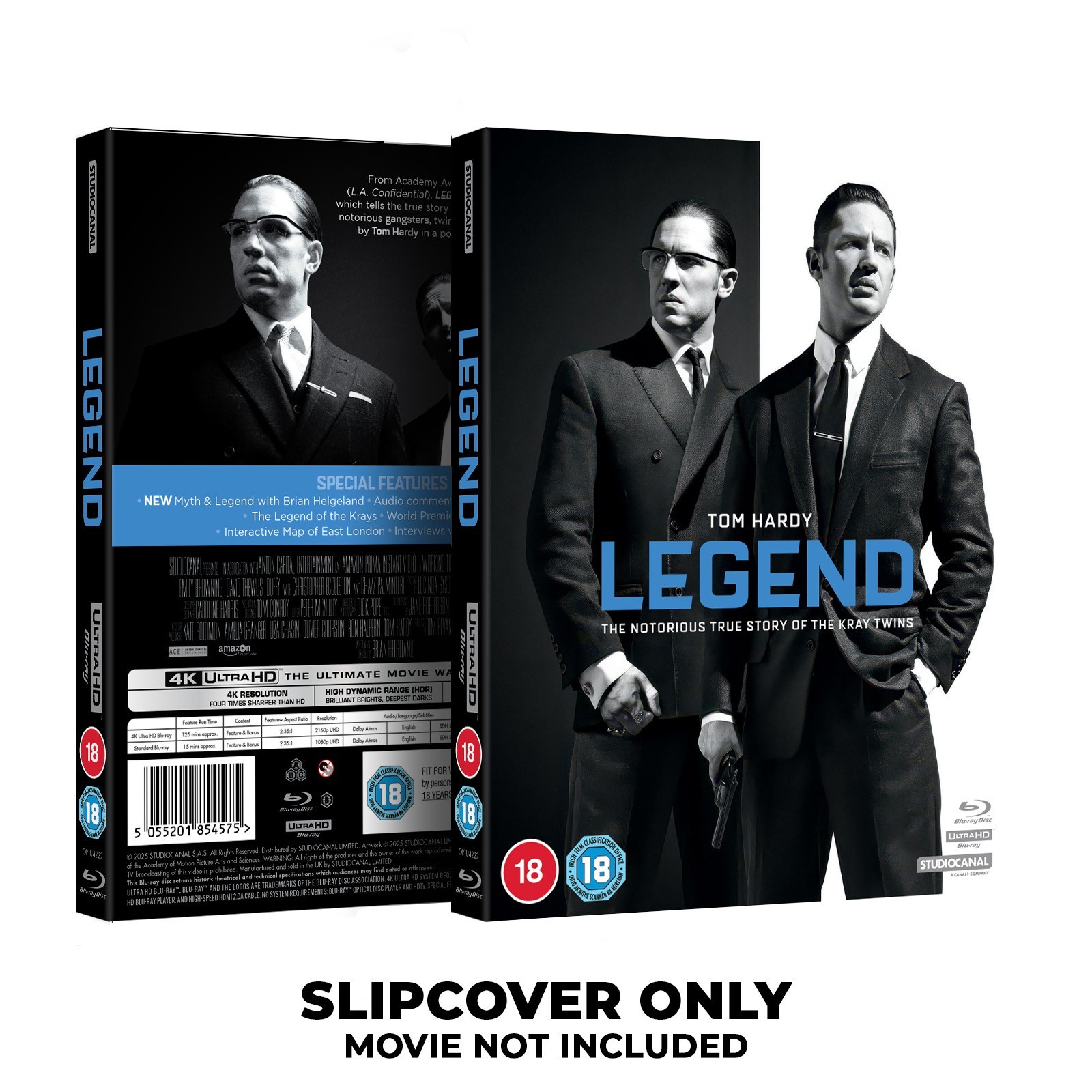 Legend 4K Ultra Bluray Slipcover Only Custom Handmade (NO DISC)