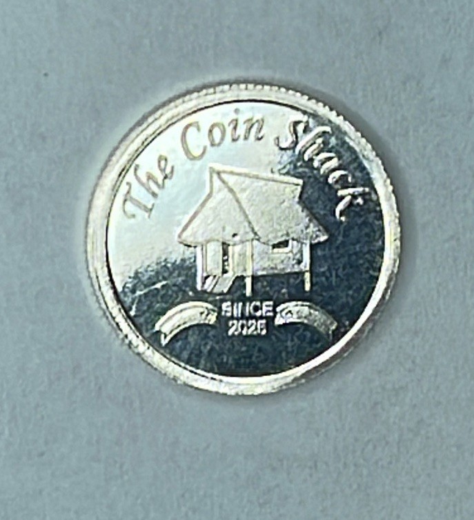 The Coin Shack 1 Gram .999 Fine Silver Round