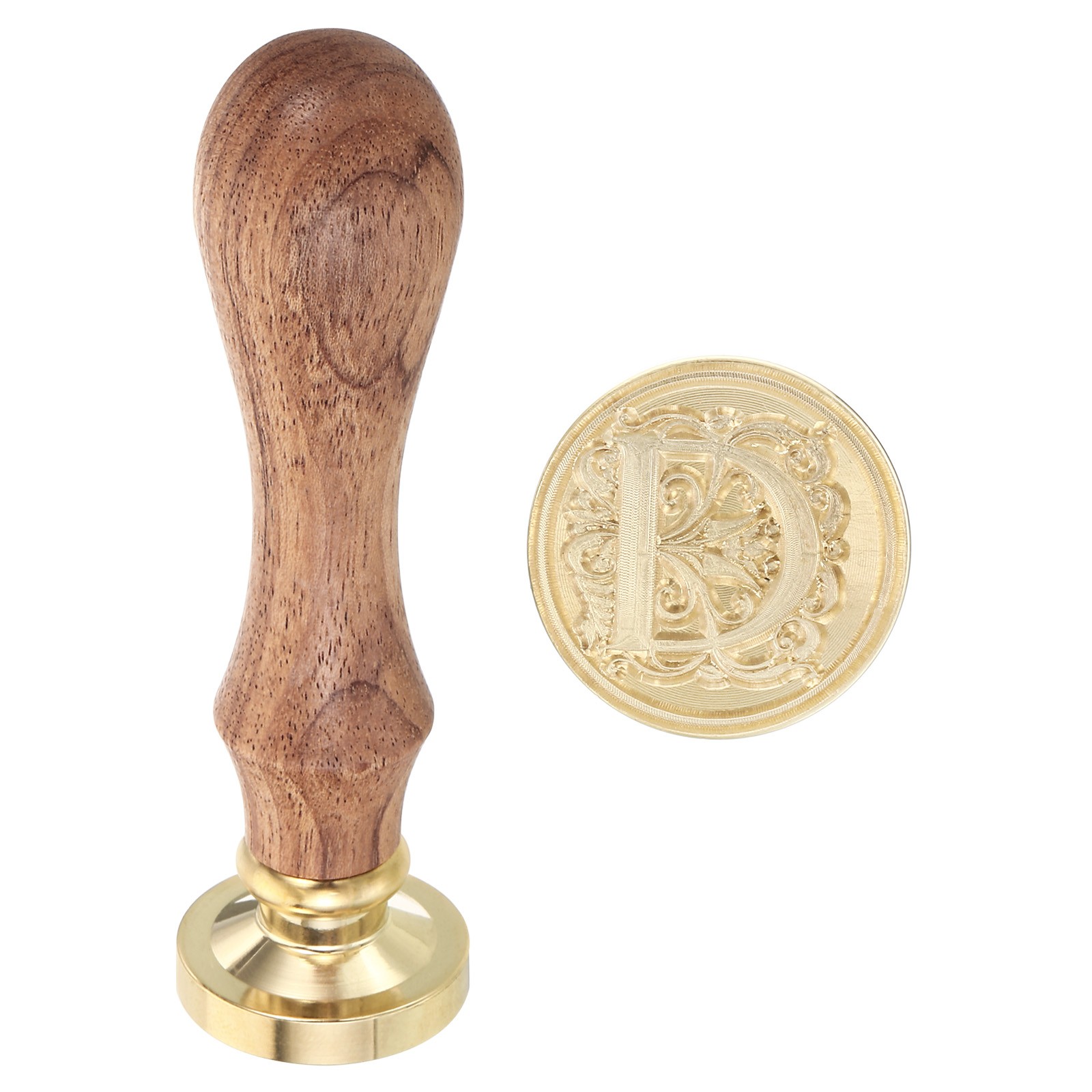 Alphabet D Wax Seal Stamp Initial Letter Sealing Wax Stamp Classic Retro