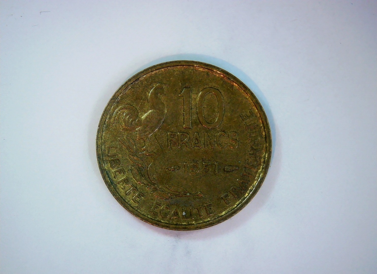France 1951 10 Francs 10 Francs (Turin) Coin