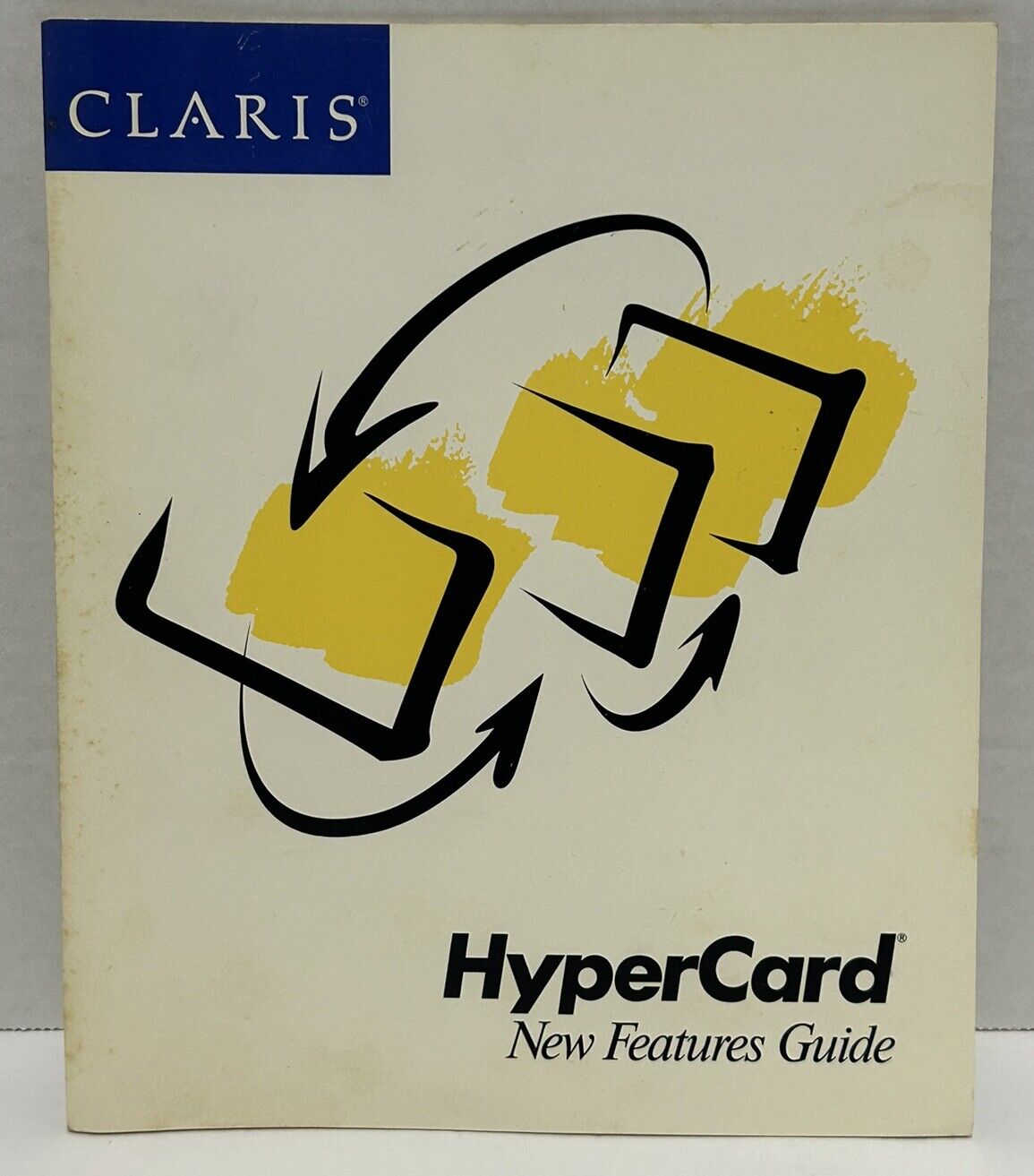 Claris HyperCard New Features Guide 1990 Macintosh Collector Vintage