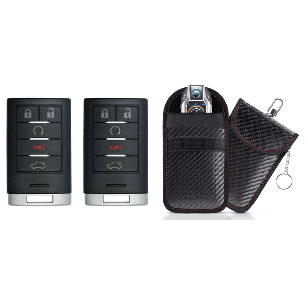 Smart Key Fob 2008 to 2014 Cadillac CTS FCC: M3N5WY7777A MPN: 25943676 w/Case