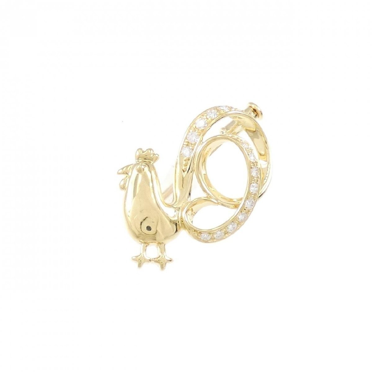 Tasaki Diamond Brooch 0.23CT