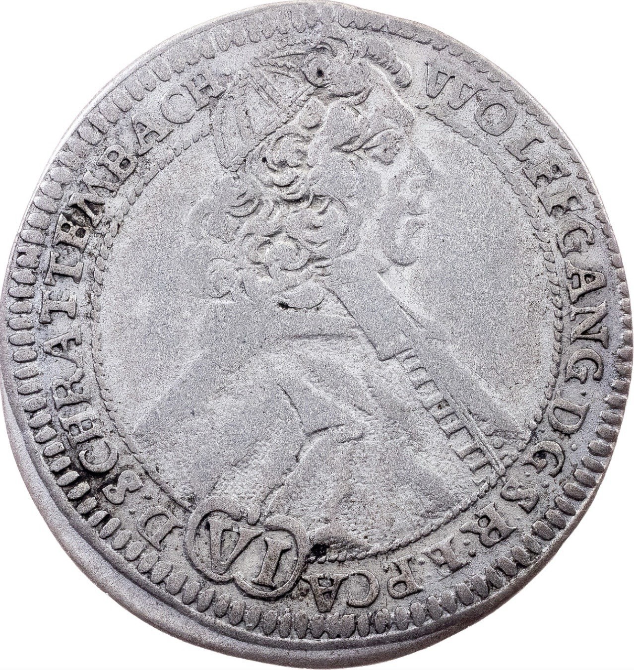 Habsburg Wolfgang von Schrattenbach, 6 Kreuzer 1715, Kremsier RARE
