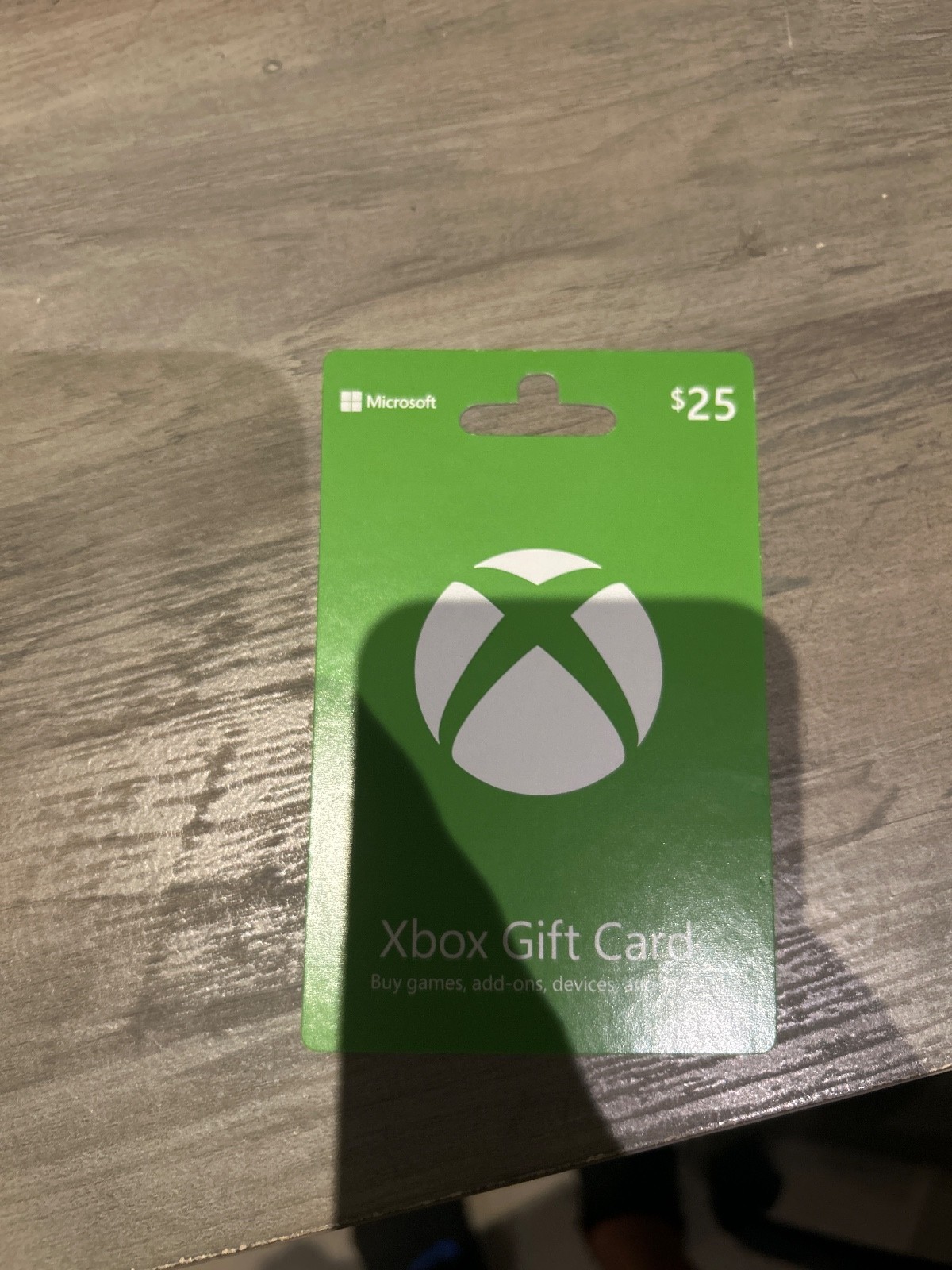 Not for sale $25 Microsof Xbox Gift card NEW UNUSED Ready For Gifting!