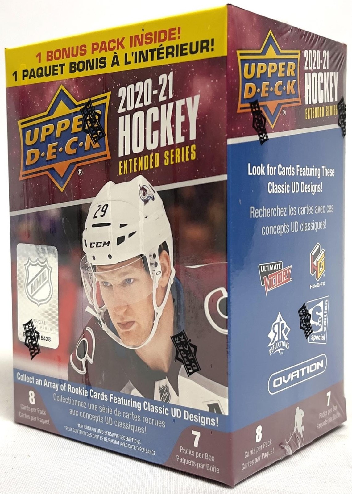 2020/21 Upper Deck Extended Series Hockey Blaster Box