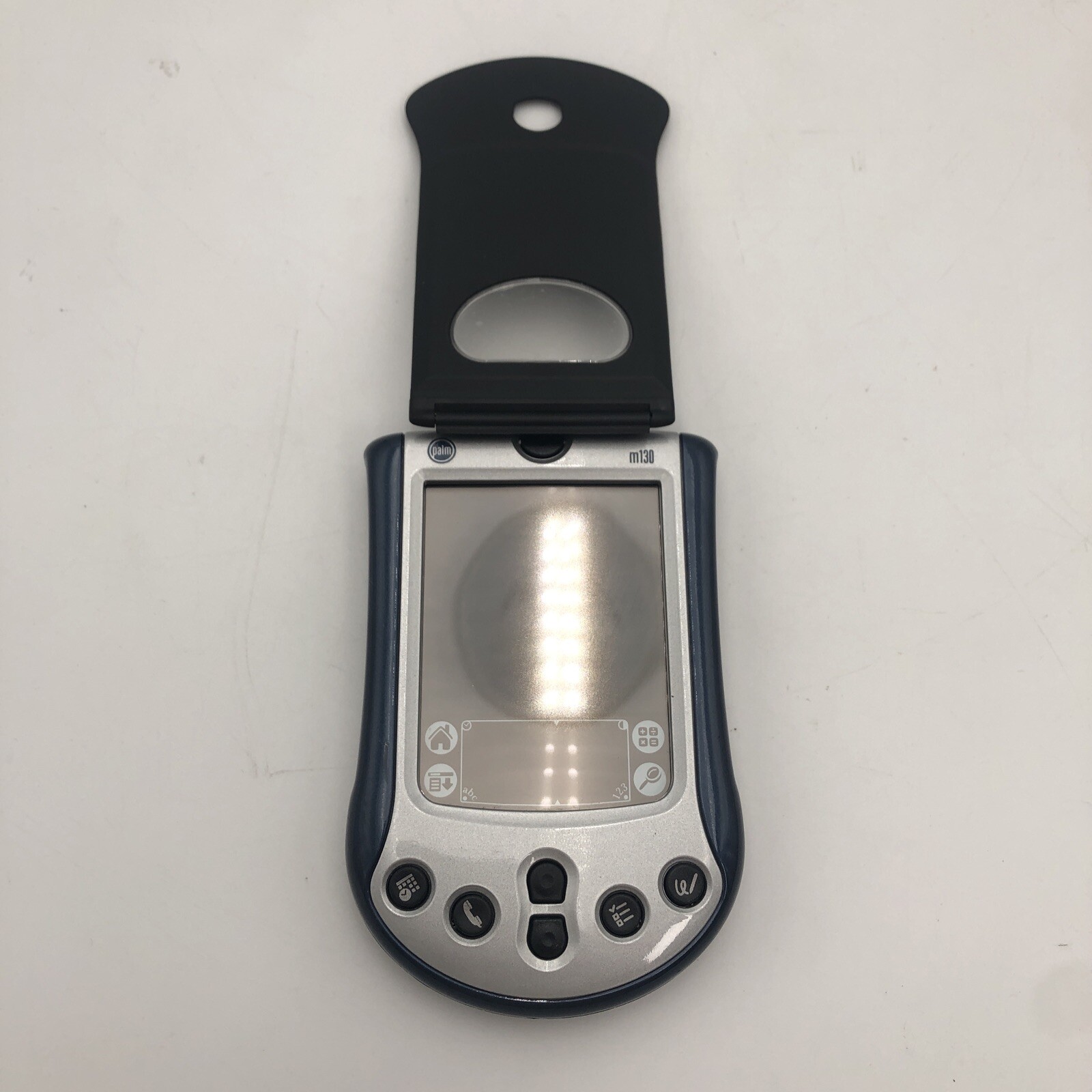 Palm PDA Organizer M130 Blue Handheld Color LCD UNTESTED READ