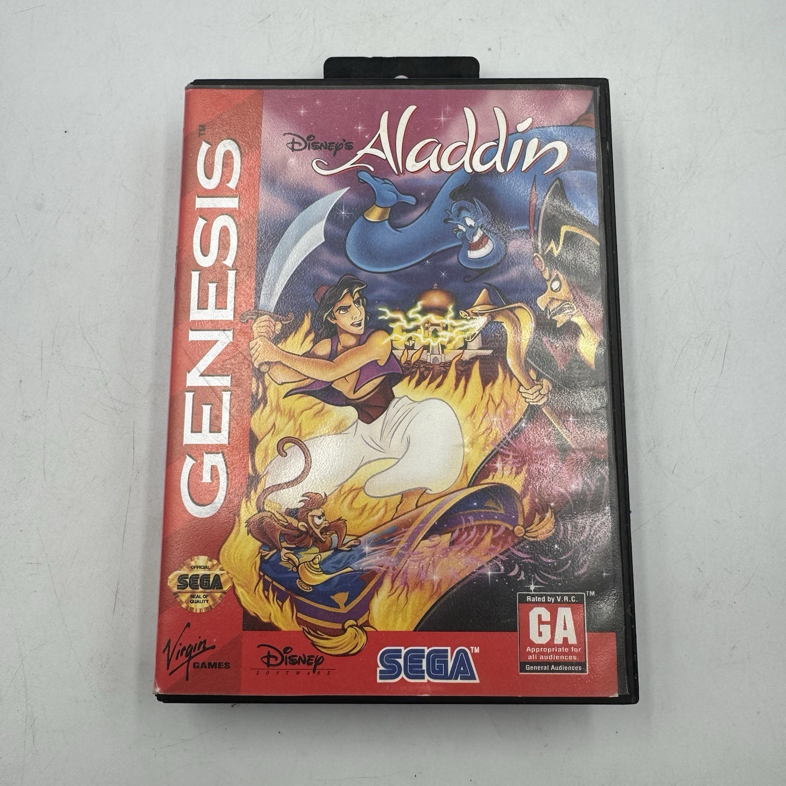 Disney's Aladdin Sega Genesis Complete Video Game CIB