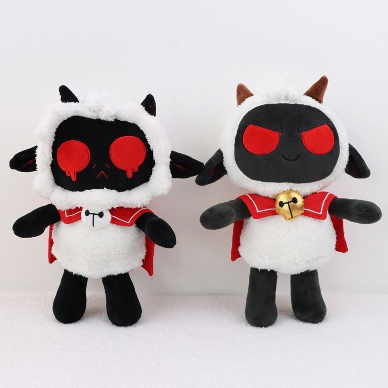Cult of the Lamb 11" Plush Sheep Doll - Cute Game Collectible Gift for Kids