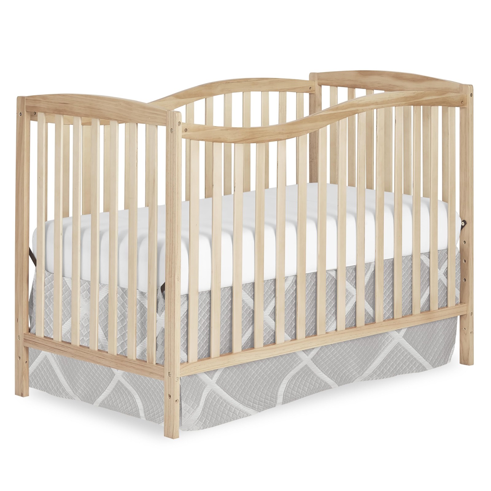 Dream On Me Chelsea 5-in-1 Convertible Full-Size Baby Crib in Natural,