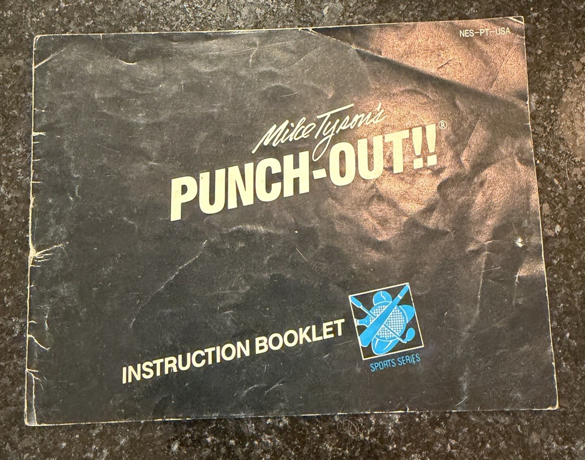 Mike Tyson's Punch-Out!! (Nintendo, 1987) Instruction Booklet ONLY! - NES