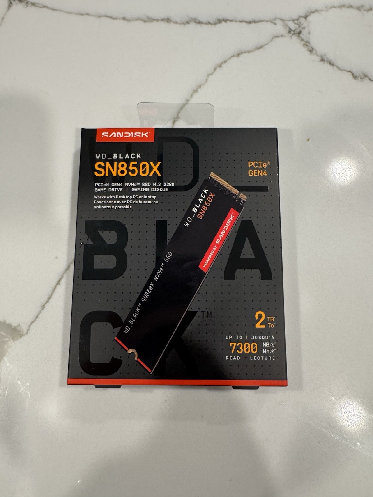 Western Digital WD_BLACK SN850X 2TB NVMe Gen 4 Internal SSD