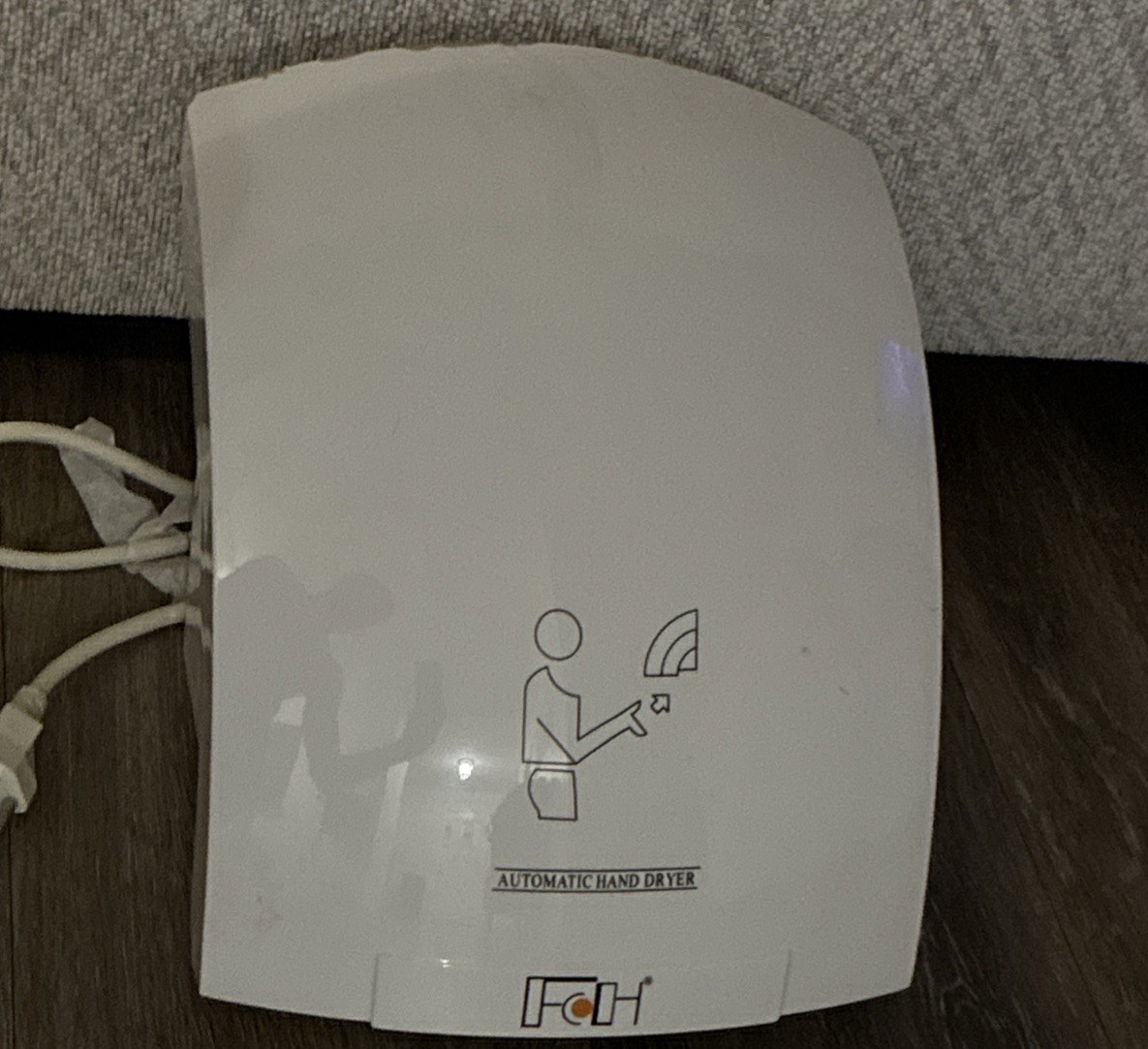 Working Alpine Hazel Hand Dryer ~ Automatic 110 Volt/120 Volt Wall Mounted White