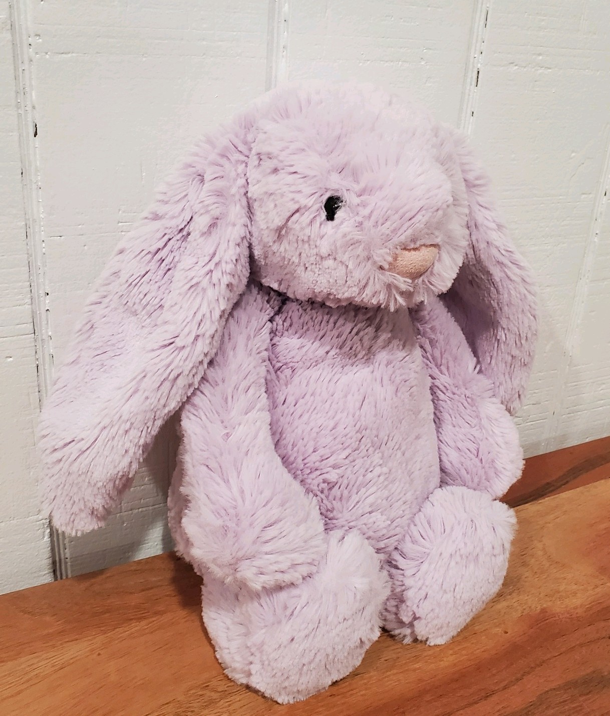 Jellycat BASHFUL LILAC BUNNY Authentic Medium 12" Soft Plush Purple Rabbit