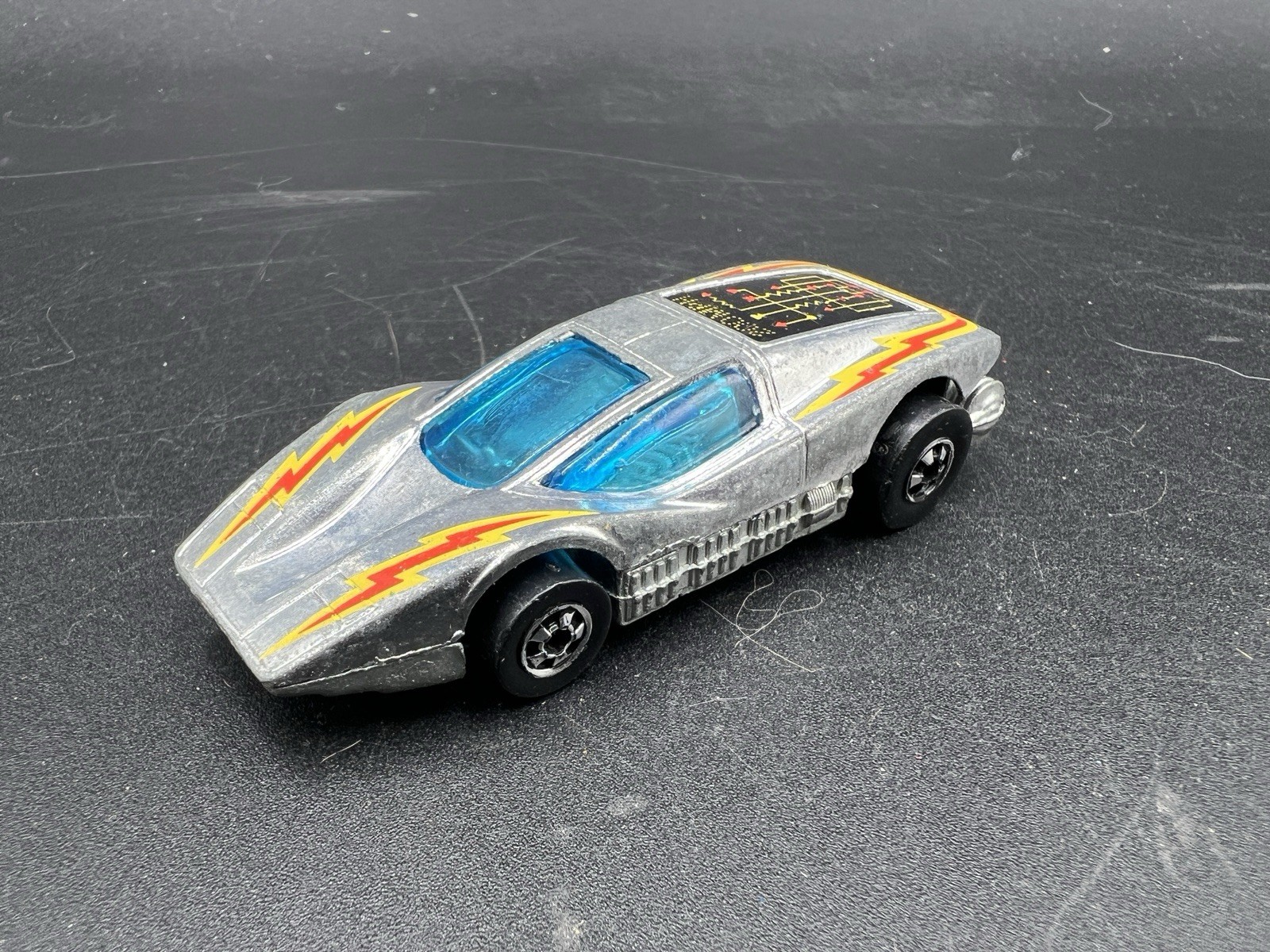 Hot Wheels Large Charger Super Chromes Blackwalls Hong Kong Rough Shape!