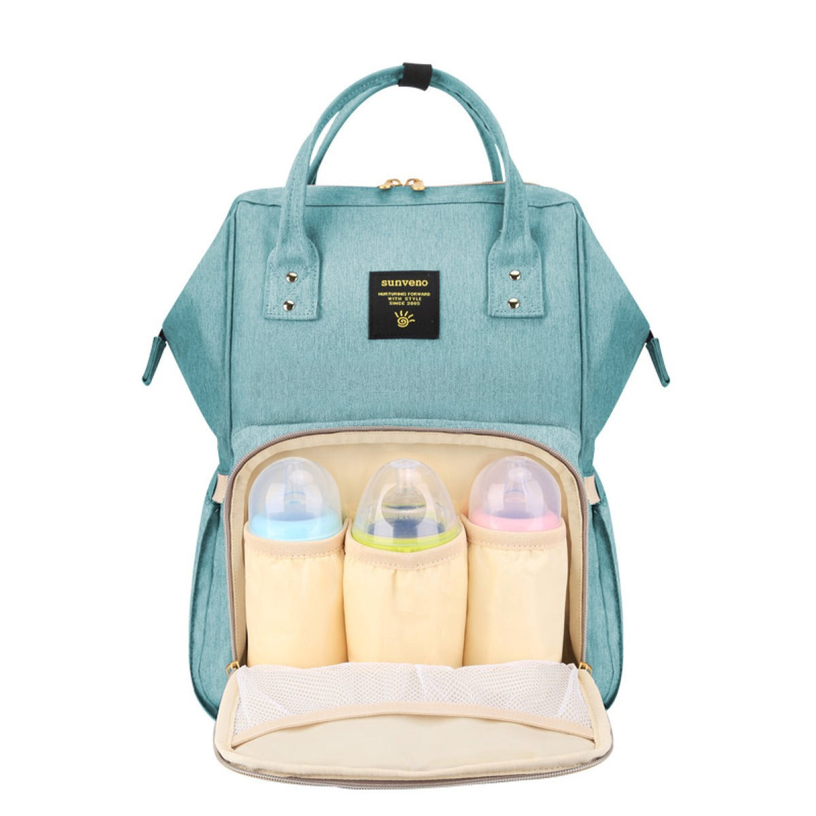 Classic Diaper Bag Backpack Water-Resistant Durable with 13 Storage Pockets