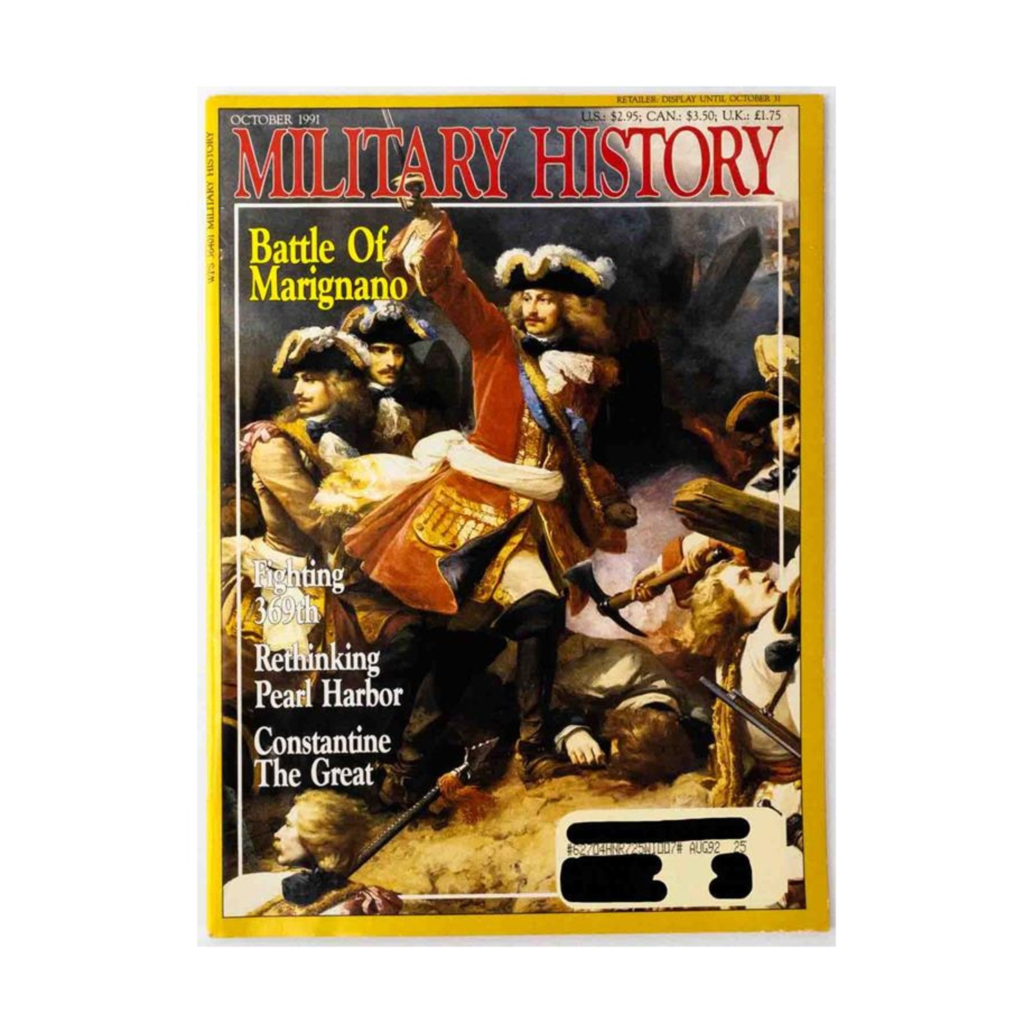 Empire Pre Military His  Vol. 8, #3 "Battle of Marignano, Fighting 369th Mag VG